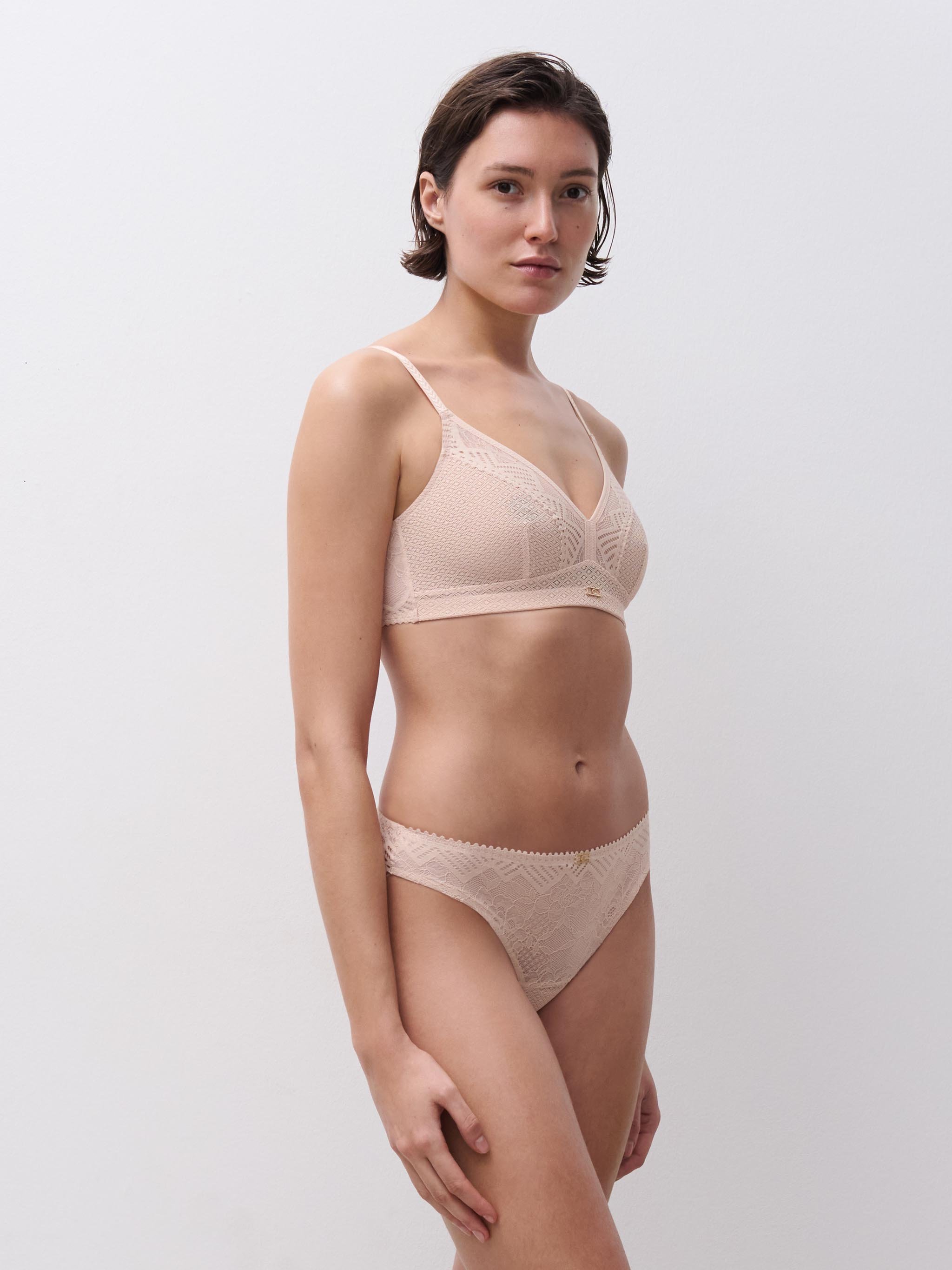 Lace tanga | Beige CHANTELLE Women