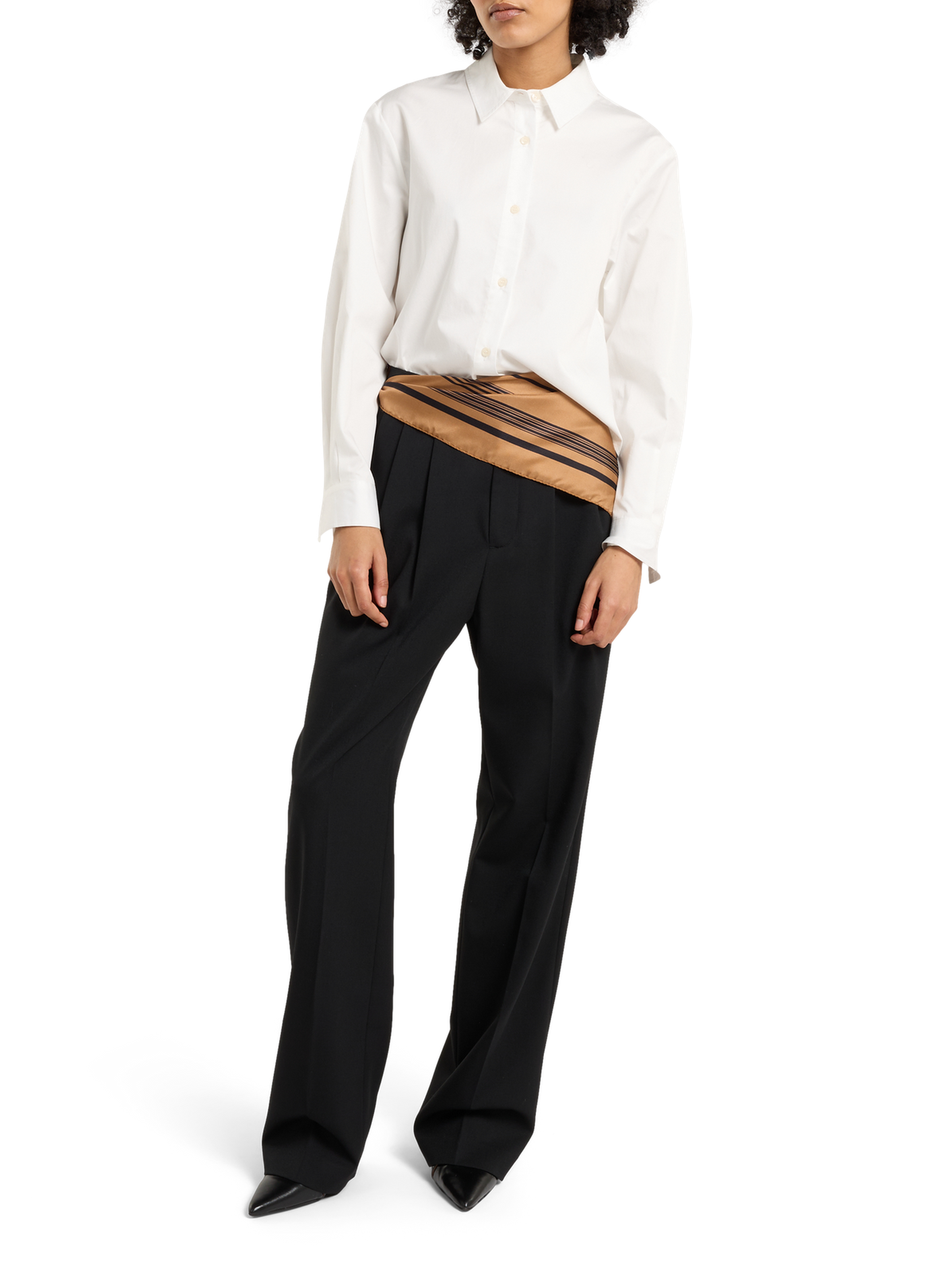 Cotton printed shirt SAISON 1865 White
