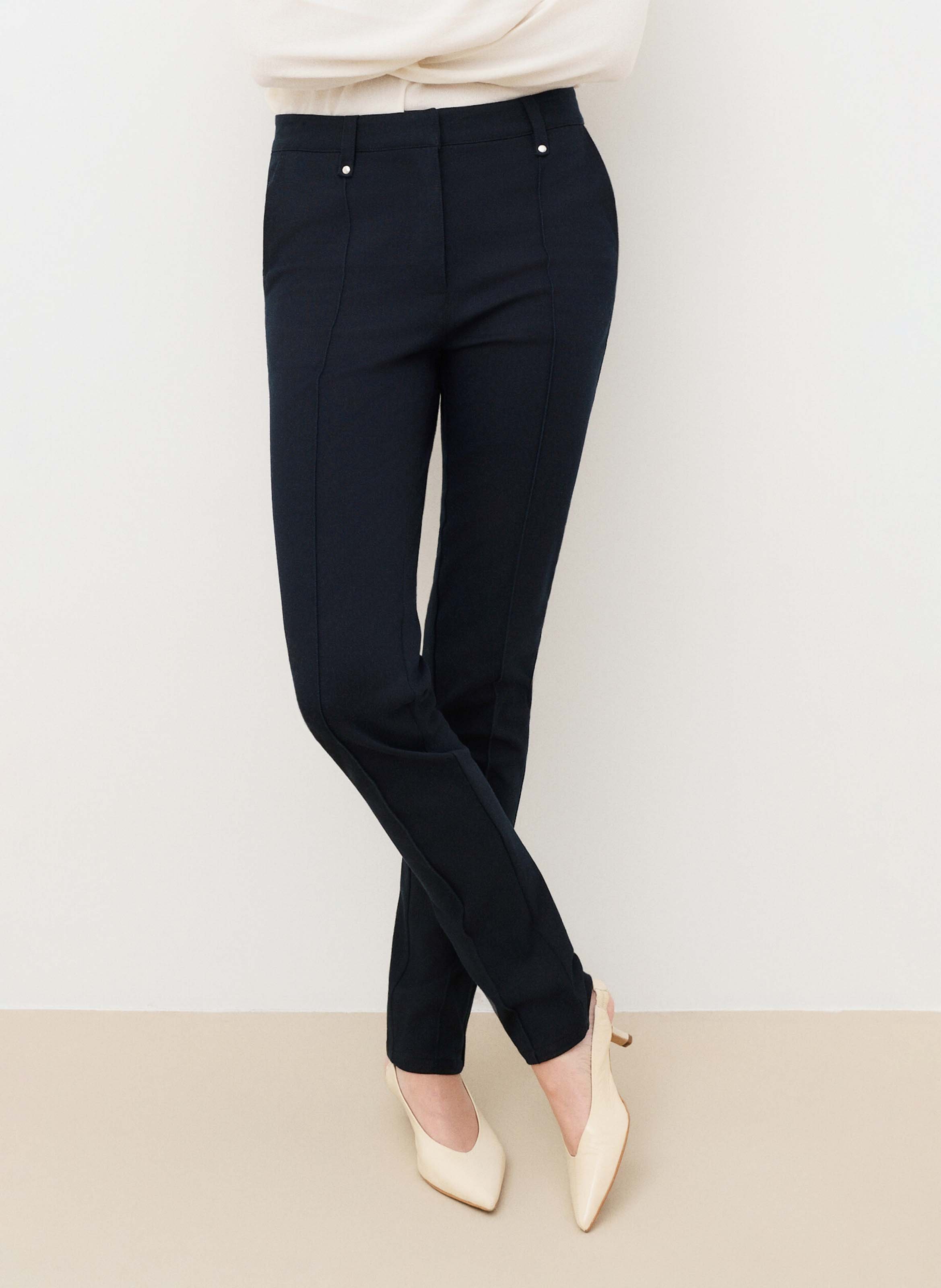 Slim trousers CAROLL Blue