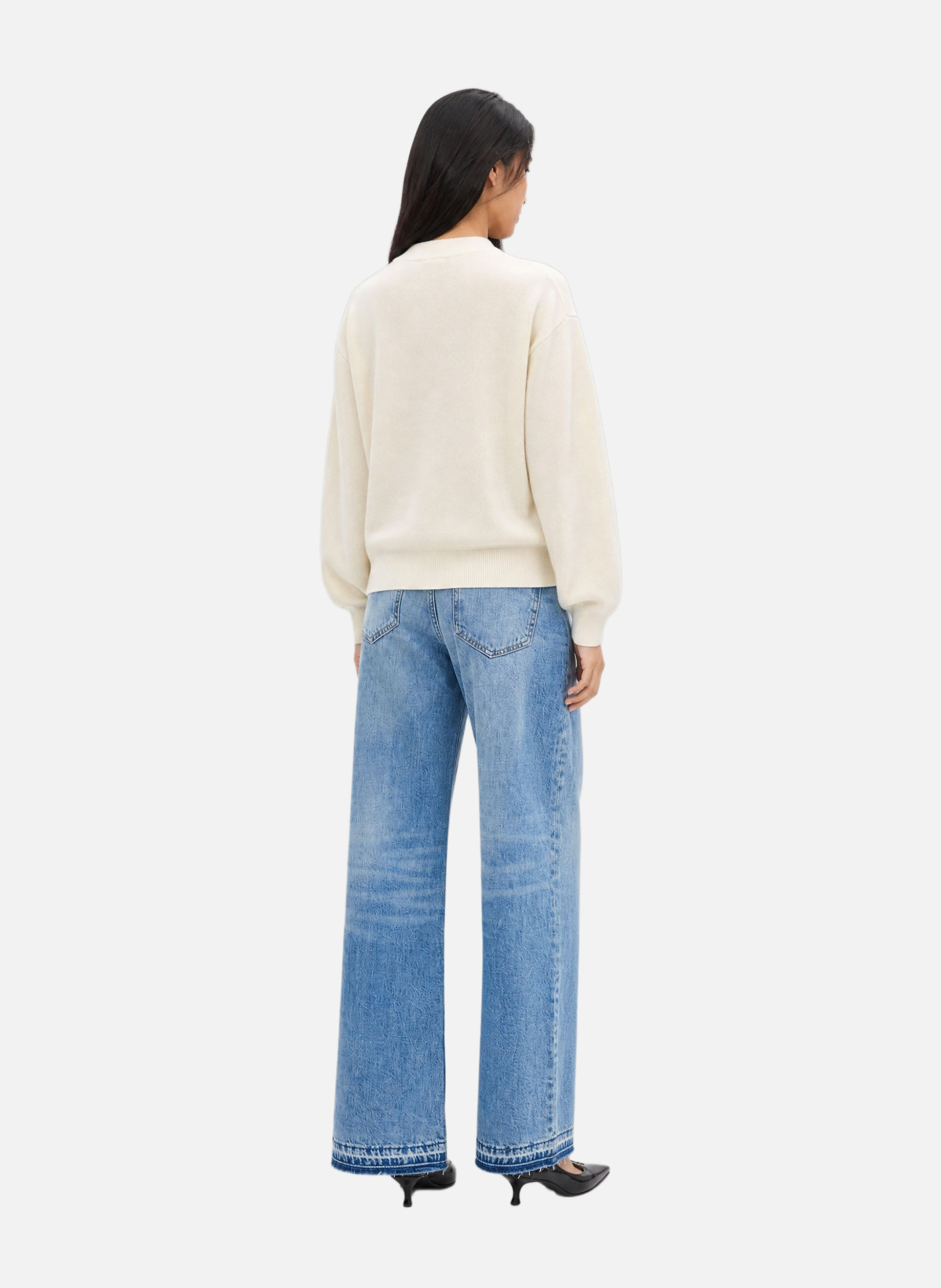 Wool and cashmere sweater THE KOOPLES Beige
