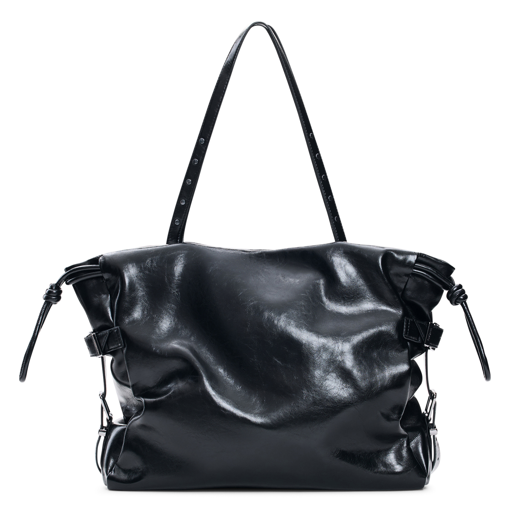 Shopping Bag aus Leder DESIGUAL Schwarz