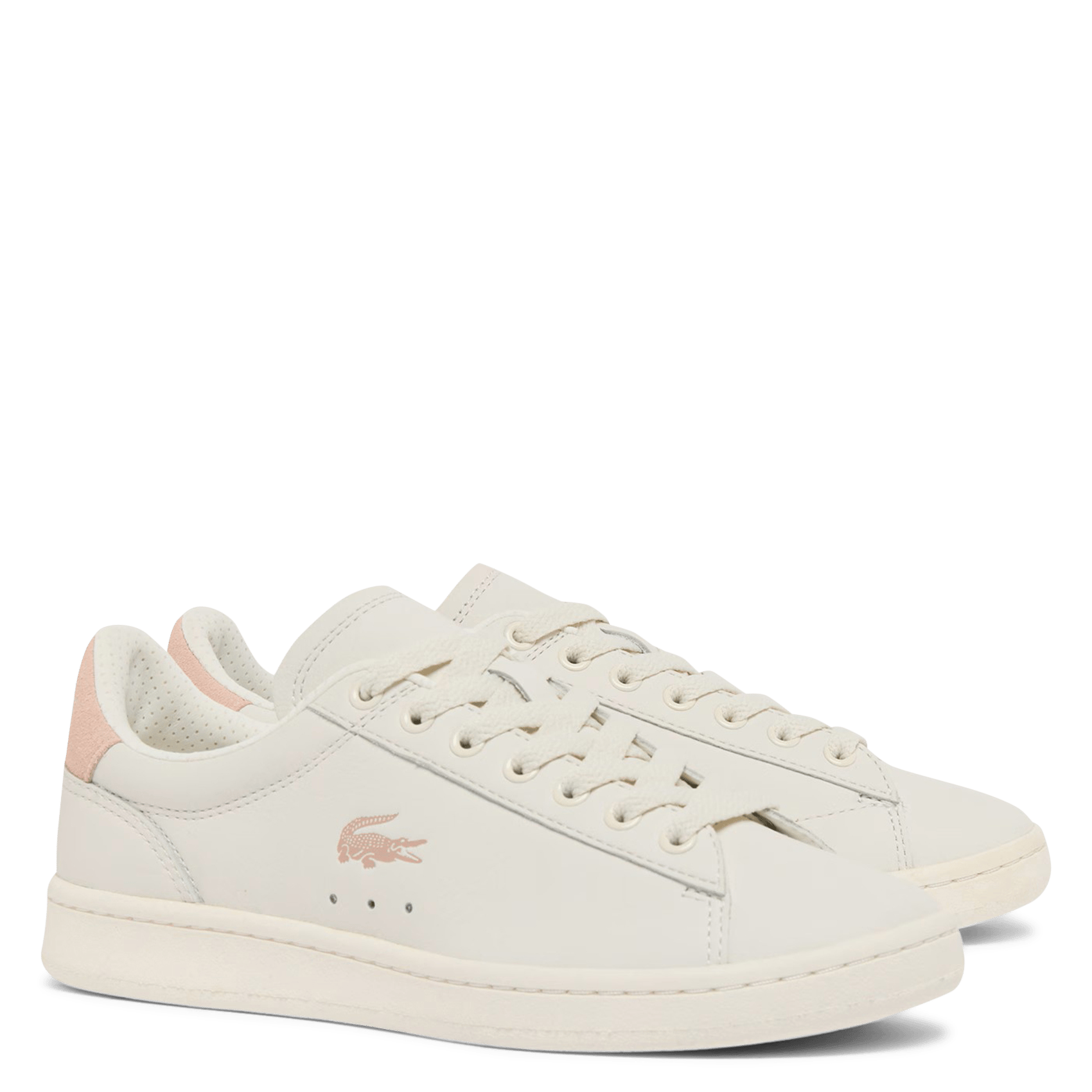 Low-top leather trainers LACOSTE White