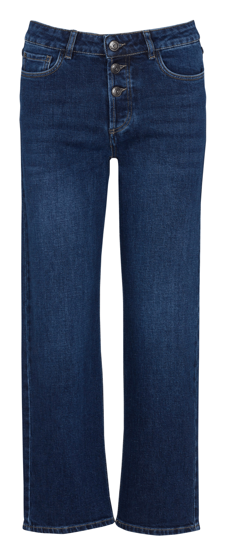 Weite Boyfriend-Jeans, Länge 34 MAISON 123 Blau