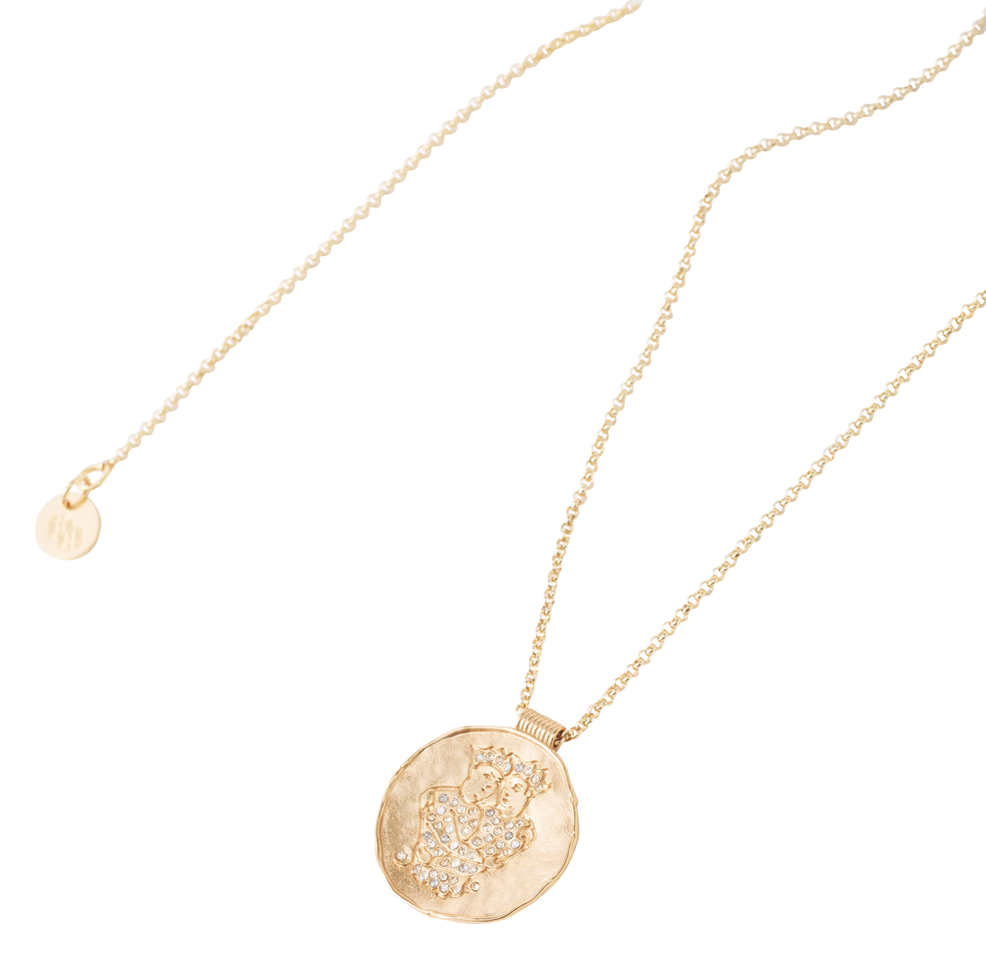 Halssnoer met medaillon met sterrenbeeld MAJE Goudkleurig