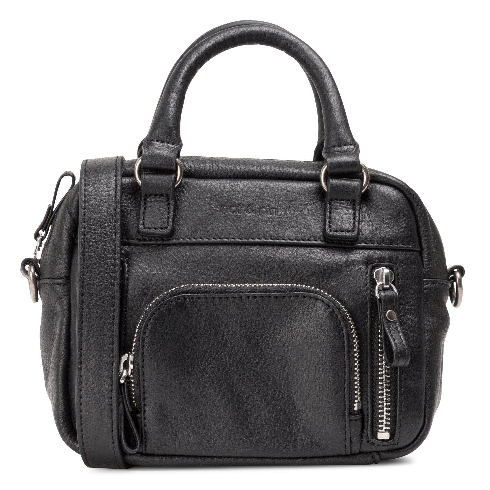 Mini sac à main multipoches en cuir NAT & NIN