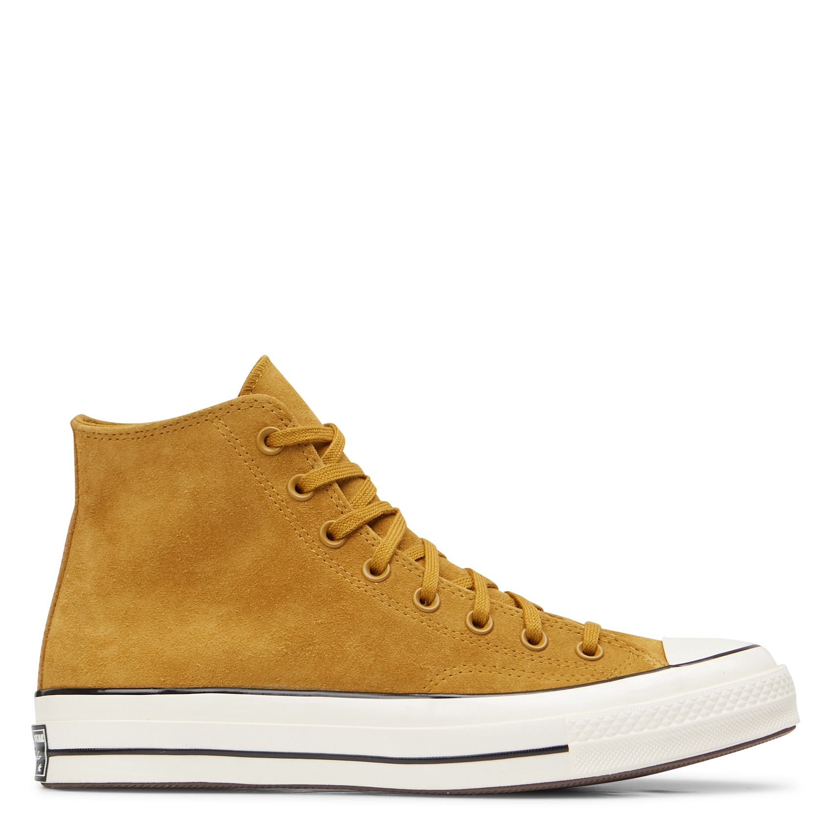 Baskets montante en cuir Chuck 70 hi Jaune Converse Homme