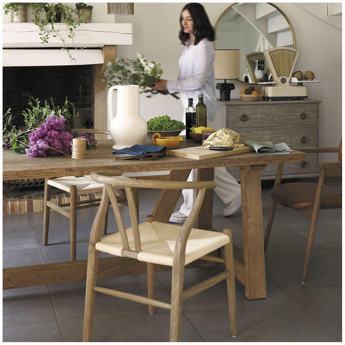 Njord chair - natural BLANC D'IVOIRE Beige