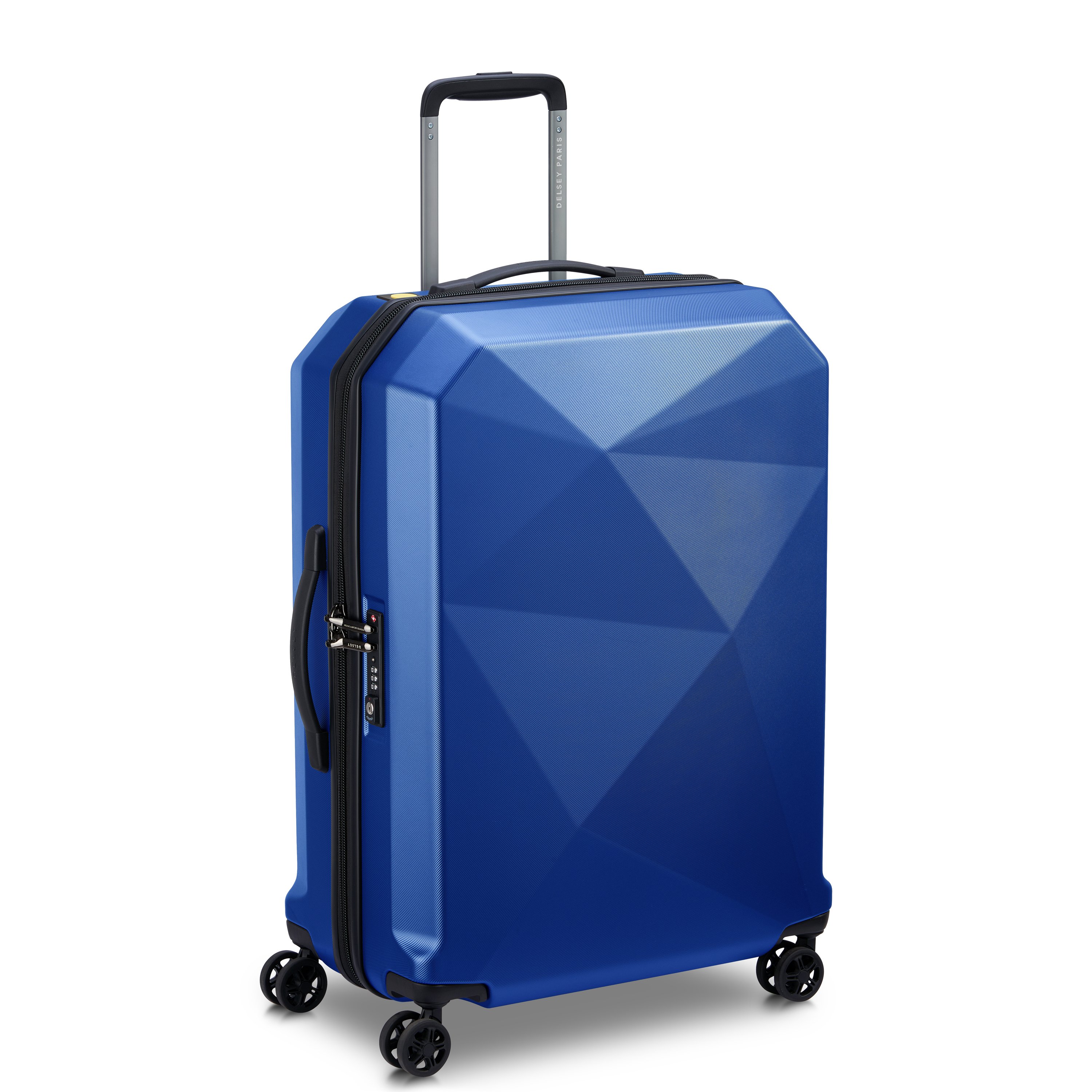 Rigid hold suitcase Blue