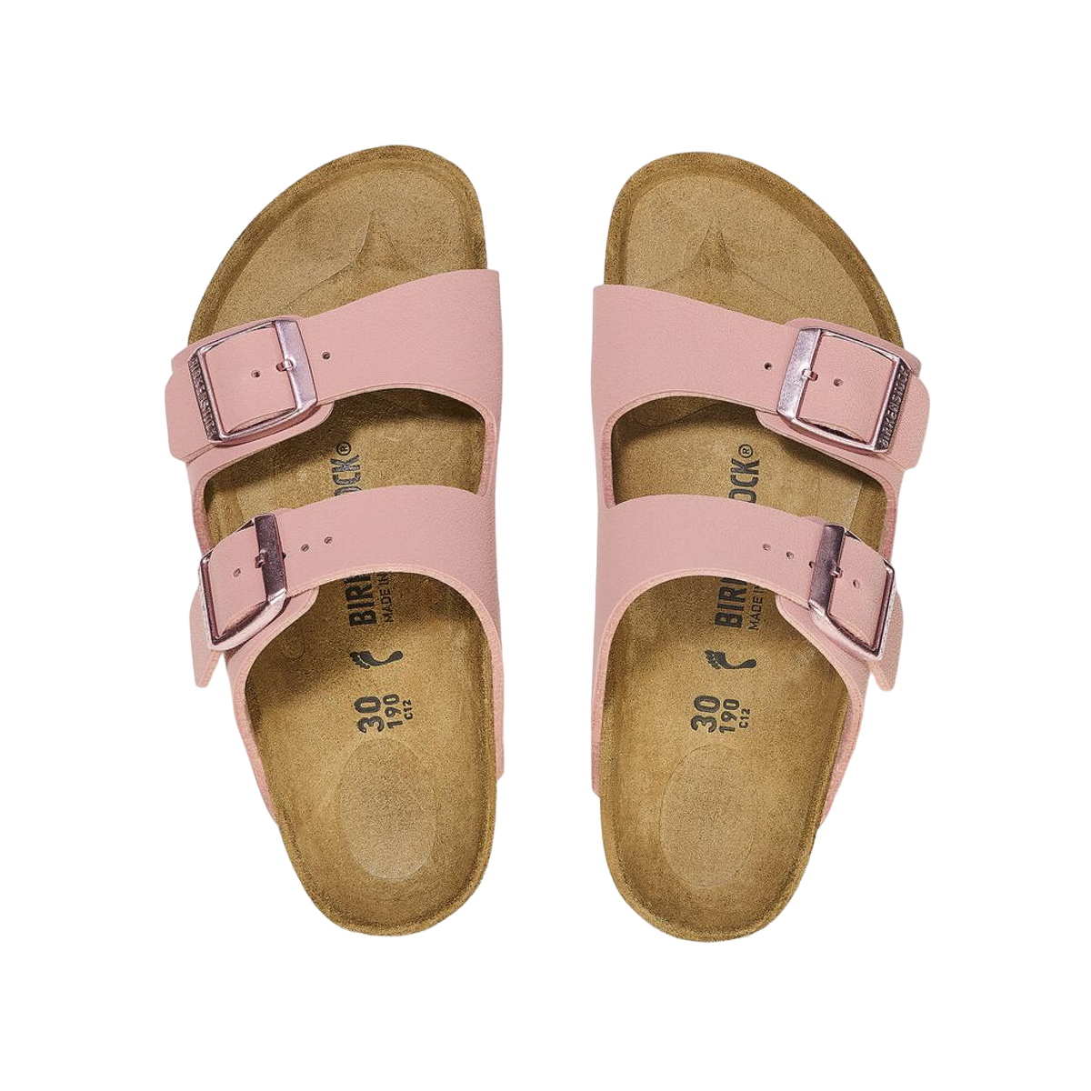 Faux leather sandals BIRKENSTOCK Pink