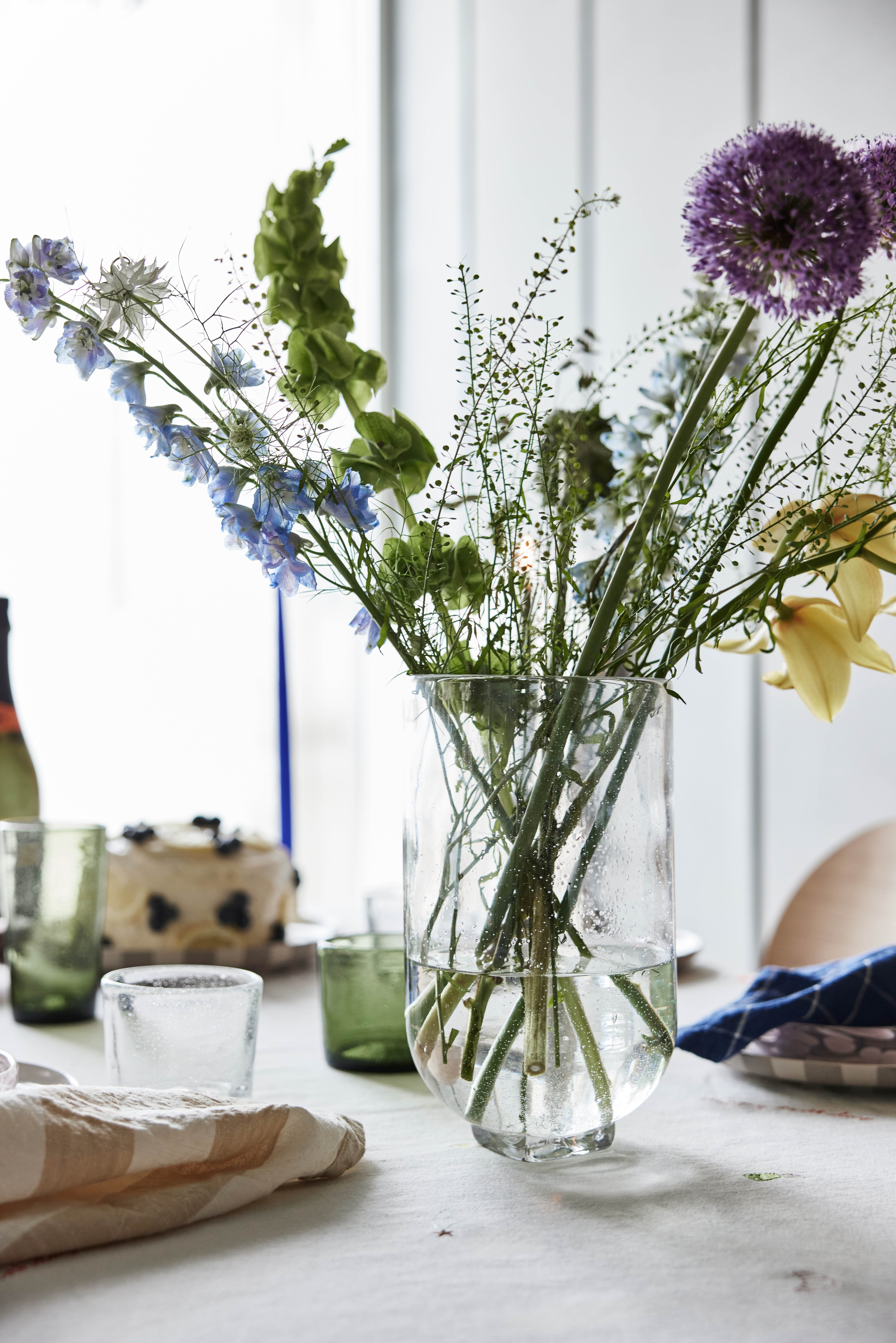 Glass vase OYOY LIVING DESIGN White