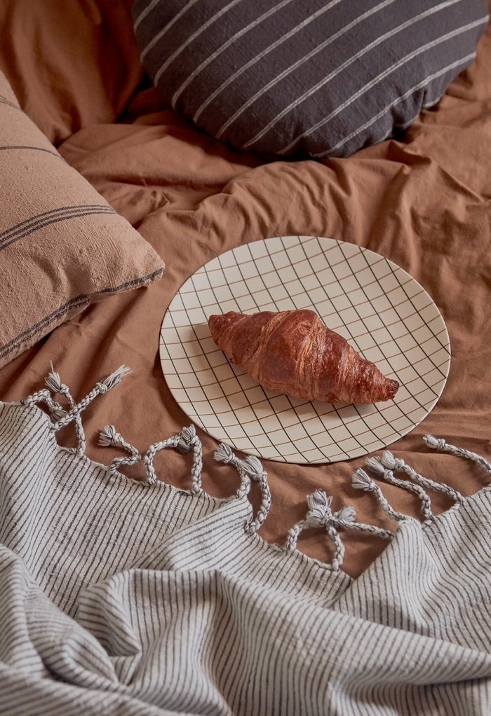 Organic cotton bedspread OYOY LIVING DESIGN Beige