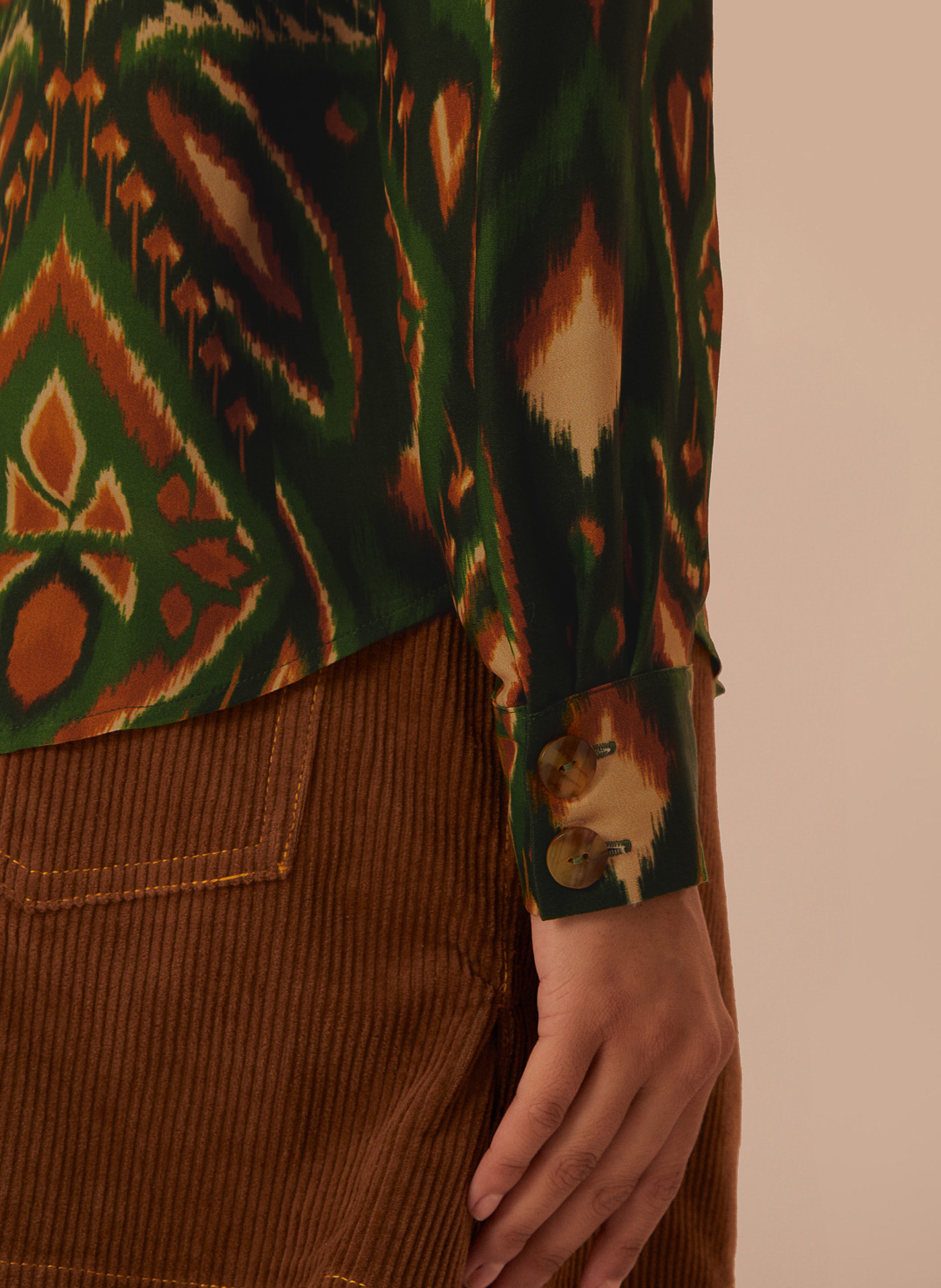 Camden printed shirt FARM RIO Green