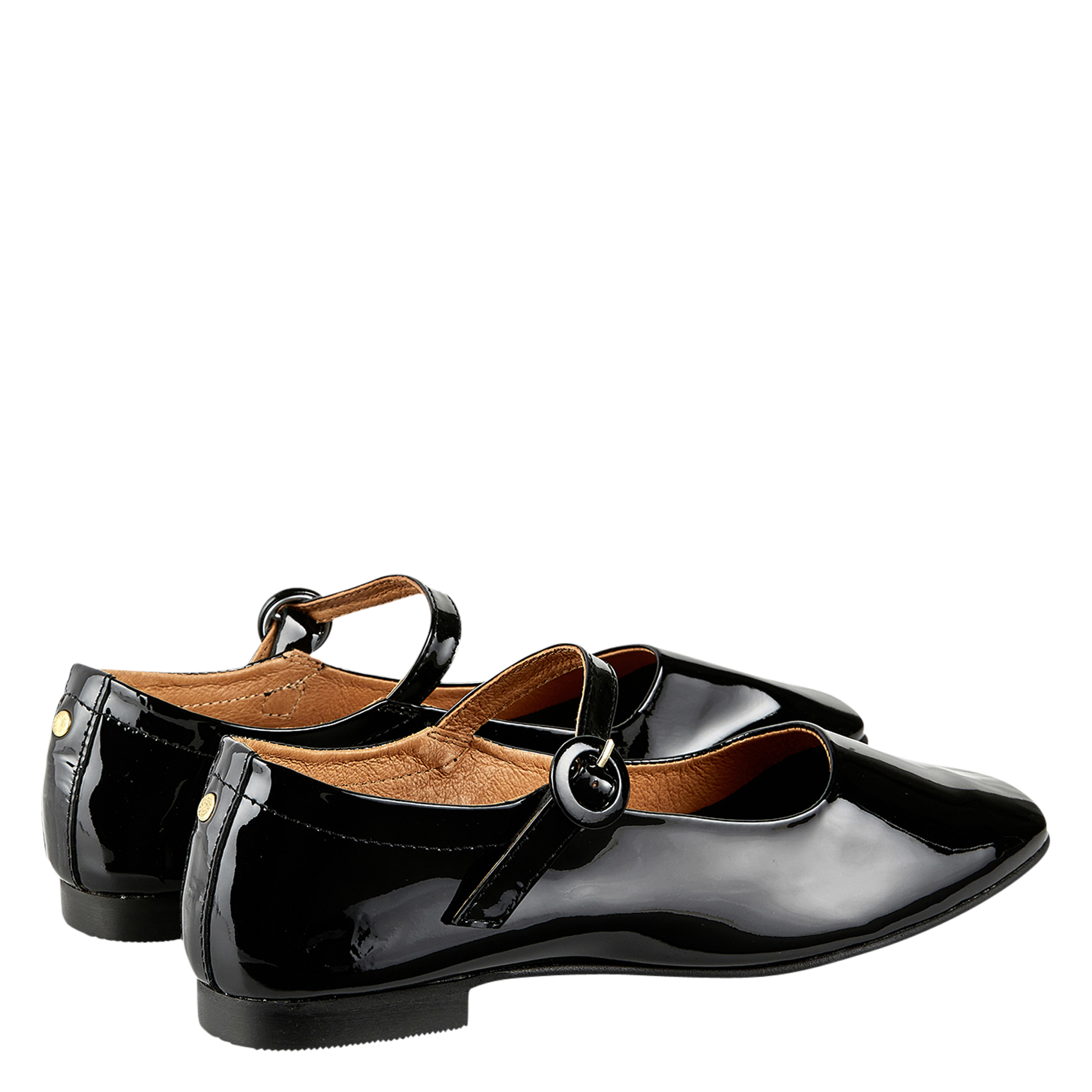 Jane patent leather ballet pumps COSMOPARIS Black