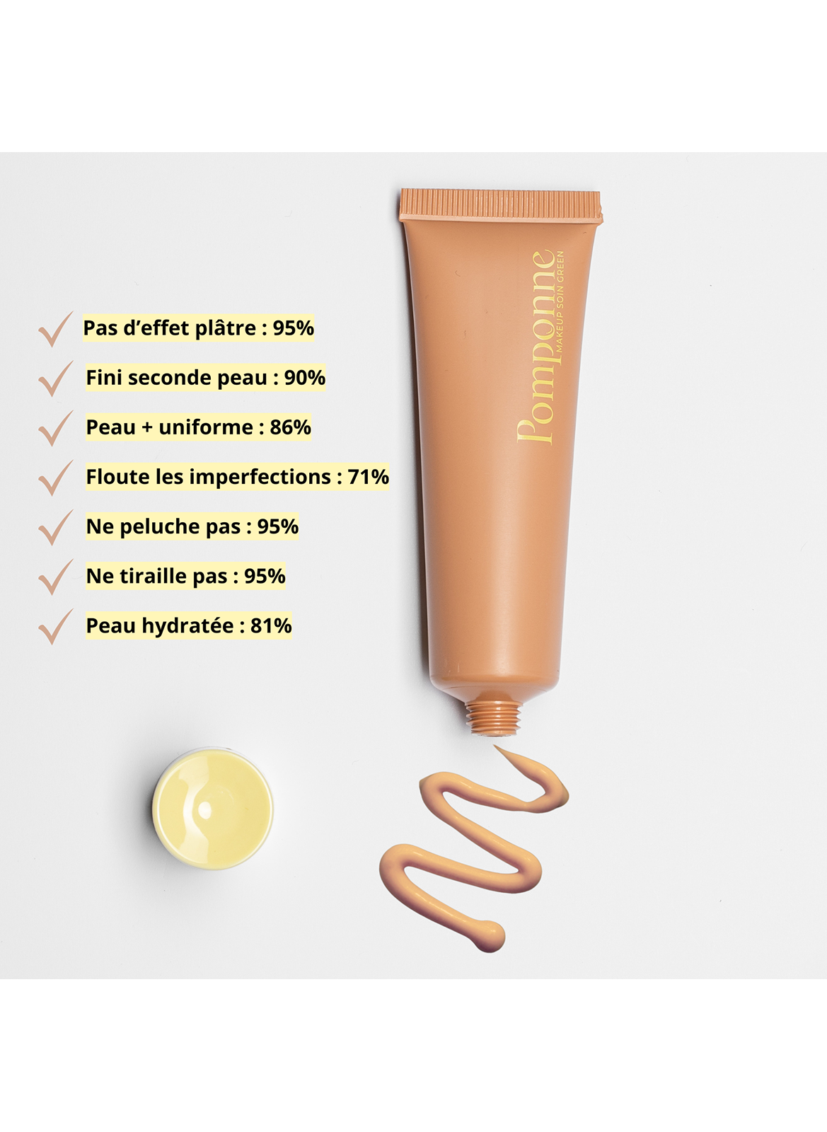 BB crème hydratante SPF21 POMPONNE Dorée