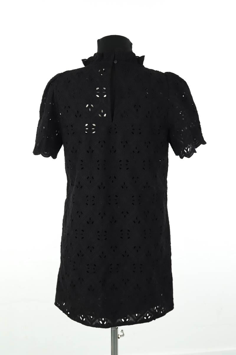 Cotton dress SEZANE - Seconde main Black