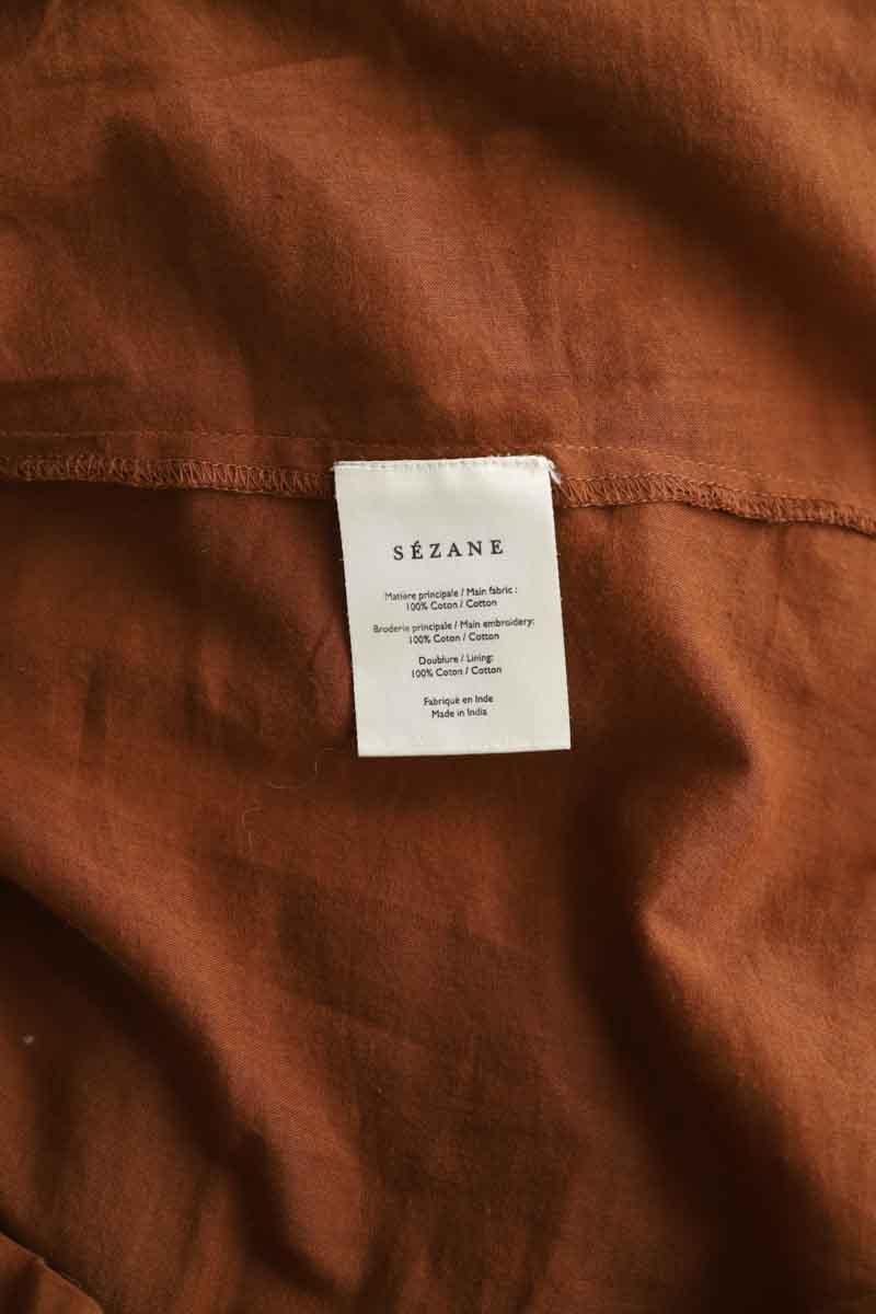 Cotton blouse SEZANE - Seconde main Brown