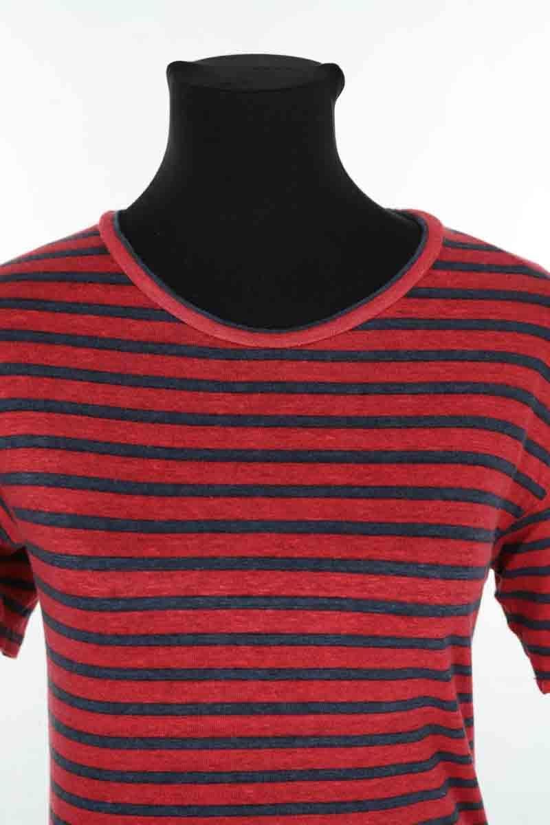Cotton T-shirt ISABEL MARANT ÉTOILE - SECONDE MAIN Red