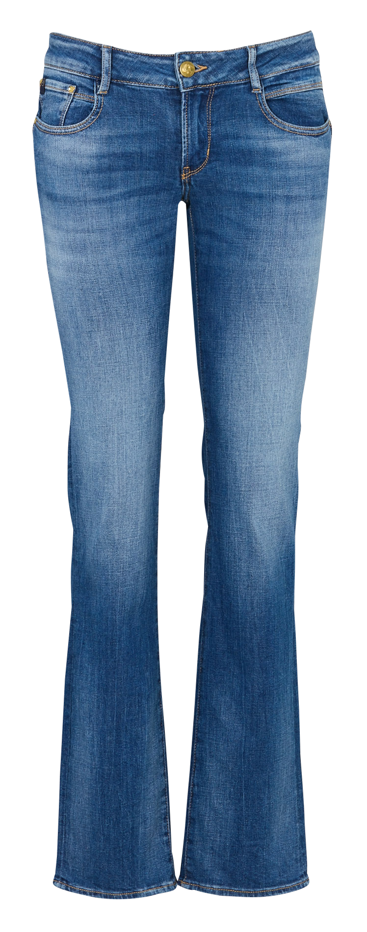 Jean droit en coton mélangé LE TEMPS DES CERISES Bleu