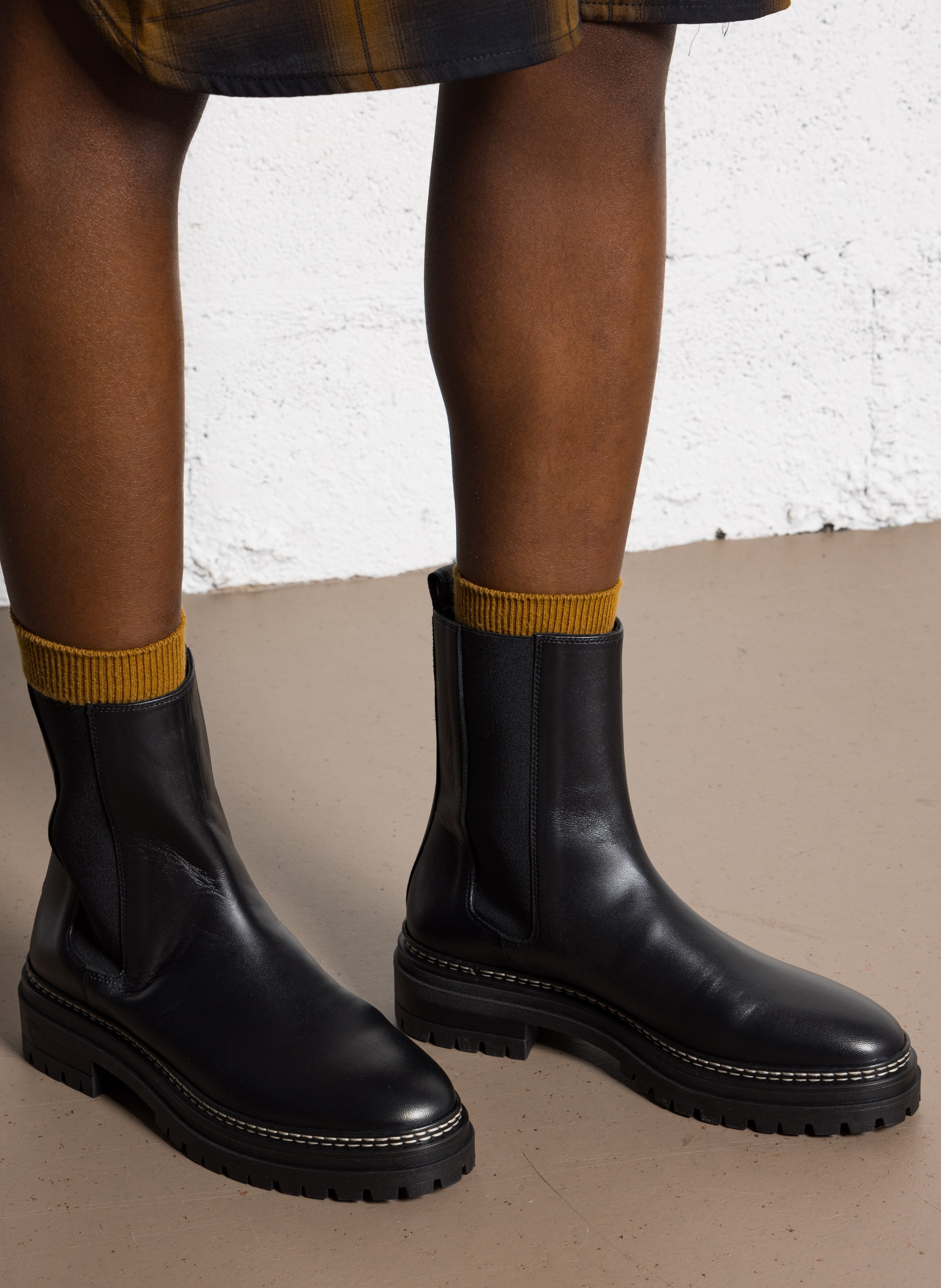 Boots en cuir  BOBBIES Noir