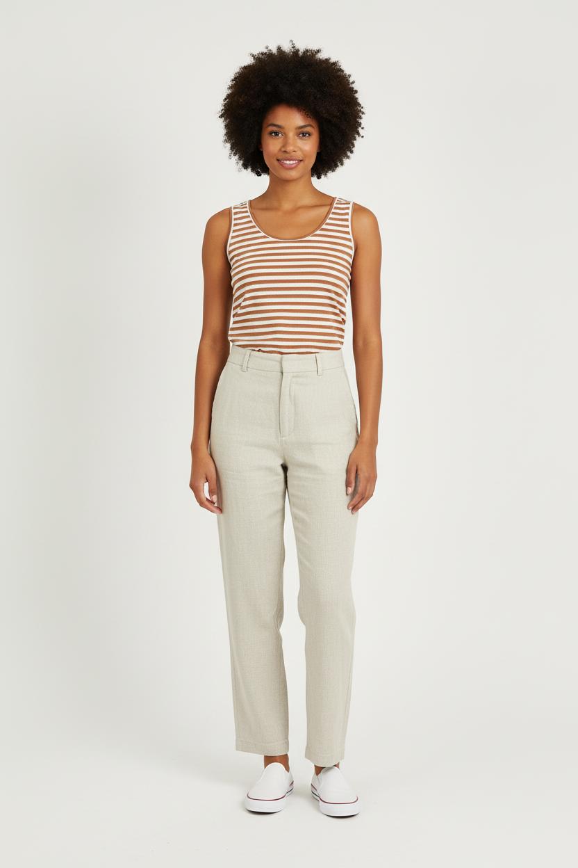 Top & tank top INES DE LA FRESSANGE - Seconde main Brown