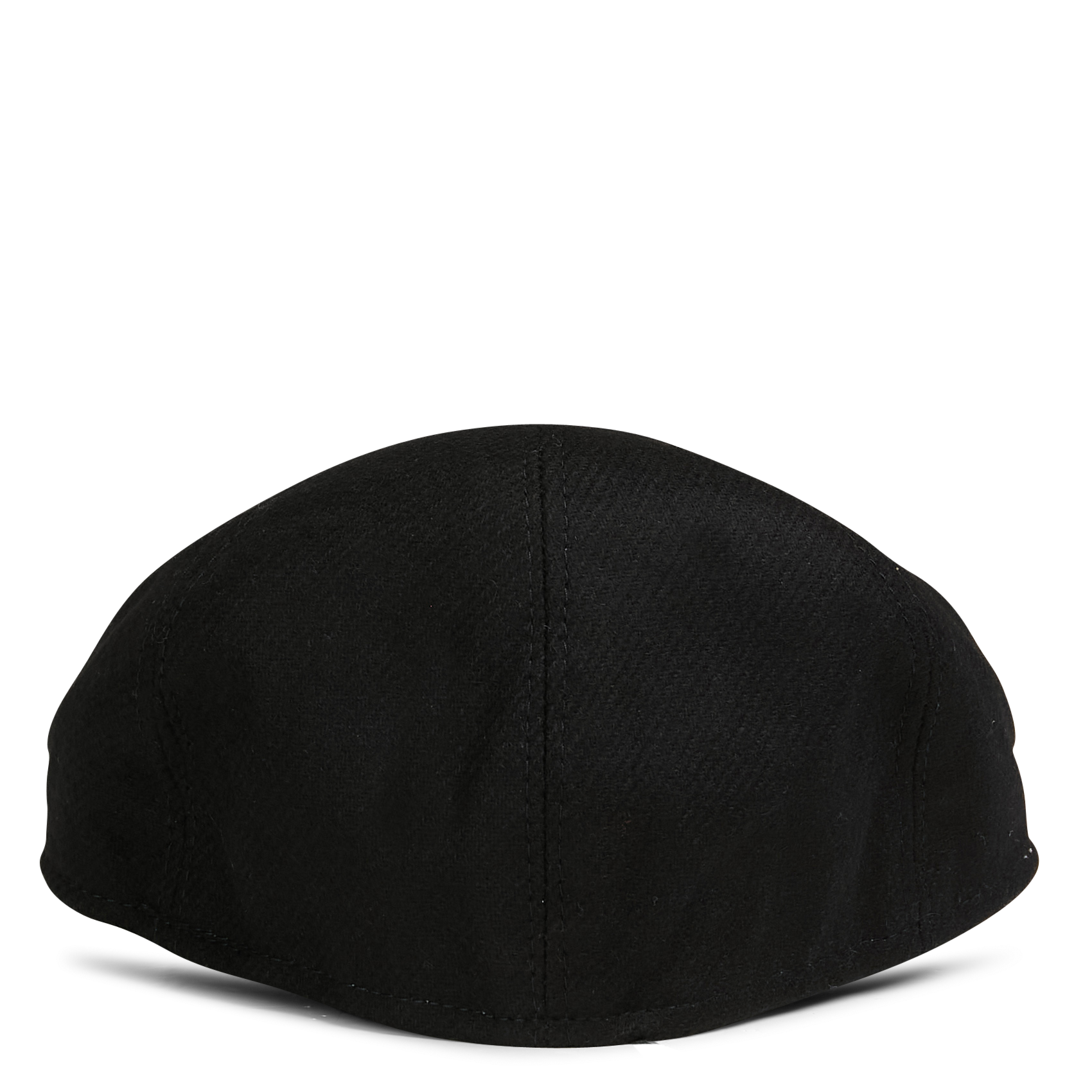 Casquette rigide unie en cuir SAISON 1865 Noir