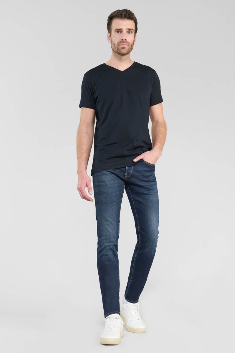 Slim stretch jeans, length 34 LE TEMPS DES CERISES Blue