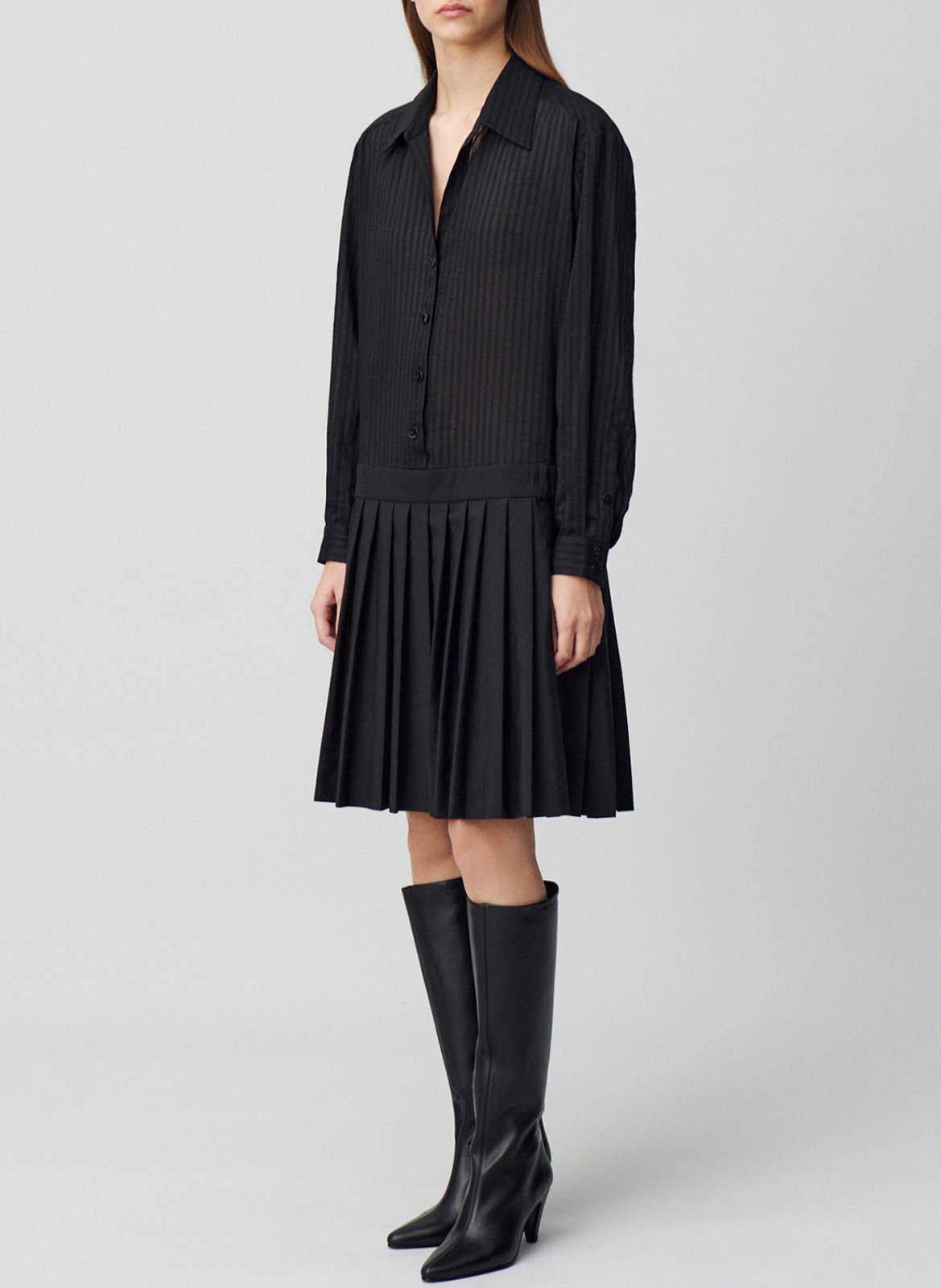 Robe courte col classique CLAUDIE PIERLOT Black