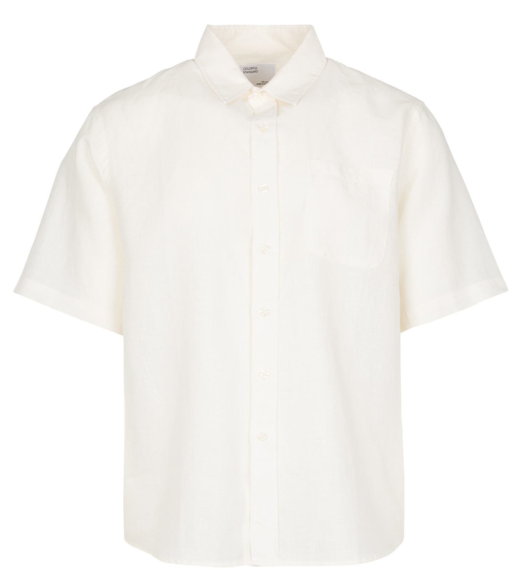 Regular-fit overhemd van linnen met klassieke kraag COLORFUL STANDARD