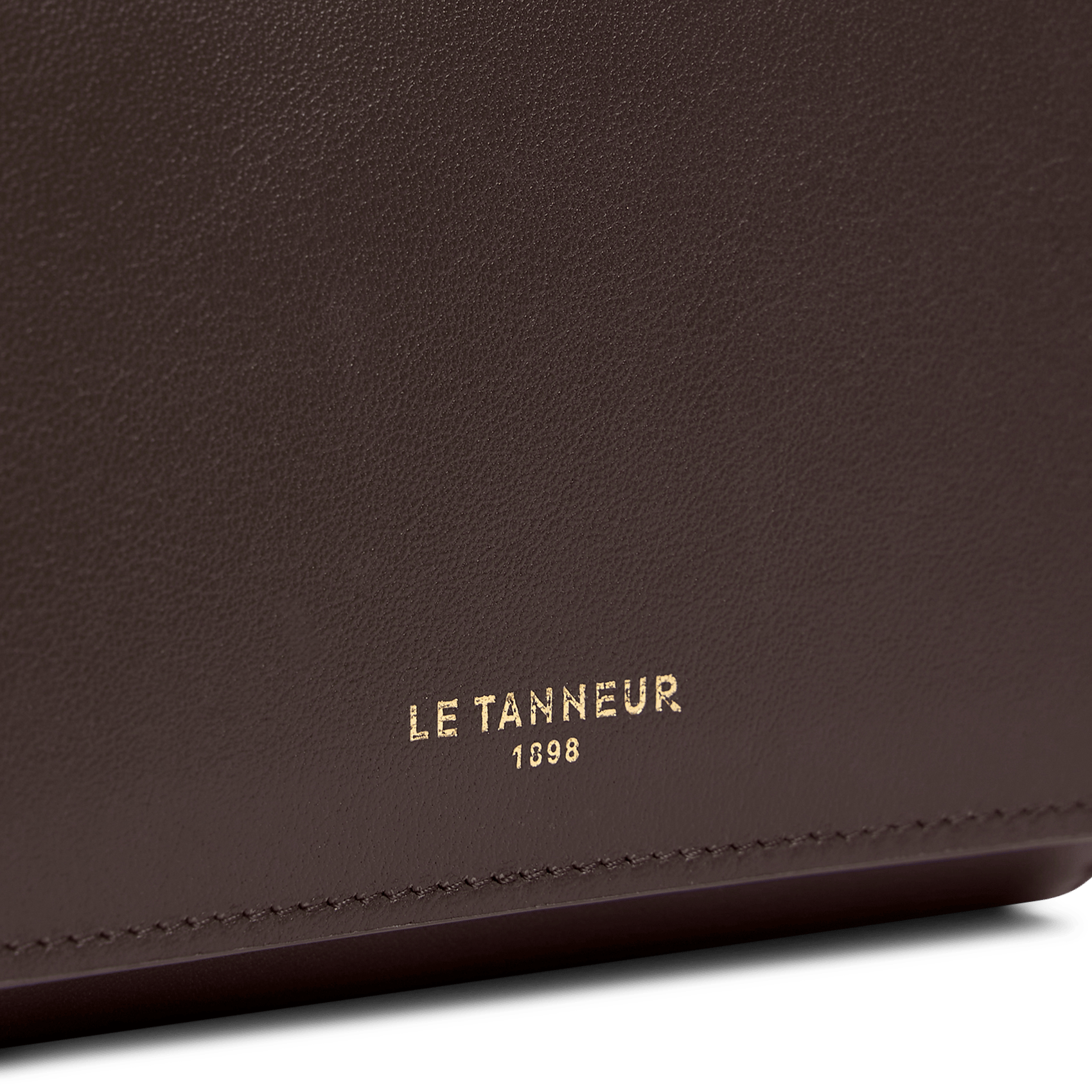 Portefeuille en cuir LE TANNEUR Marron