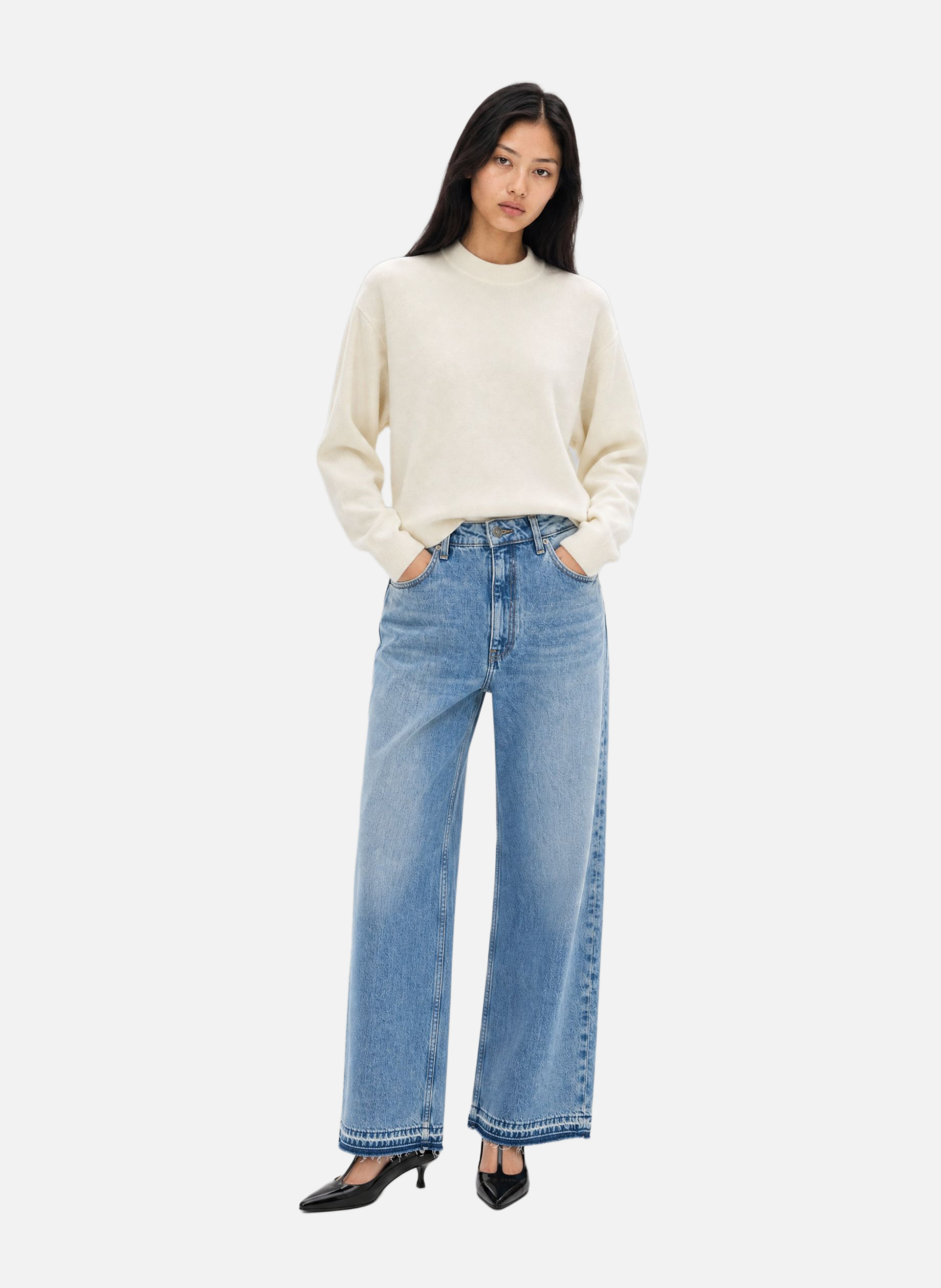 Wool and cashmere sweater THE KOOPLES Beige