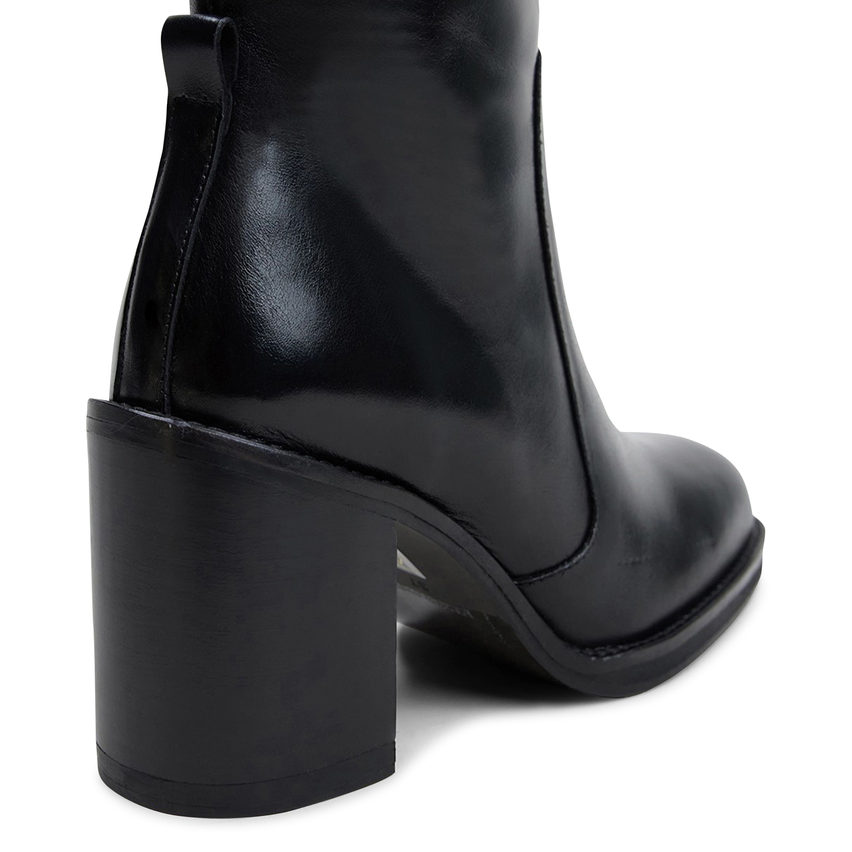 Leather boots JONAK Black