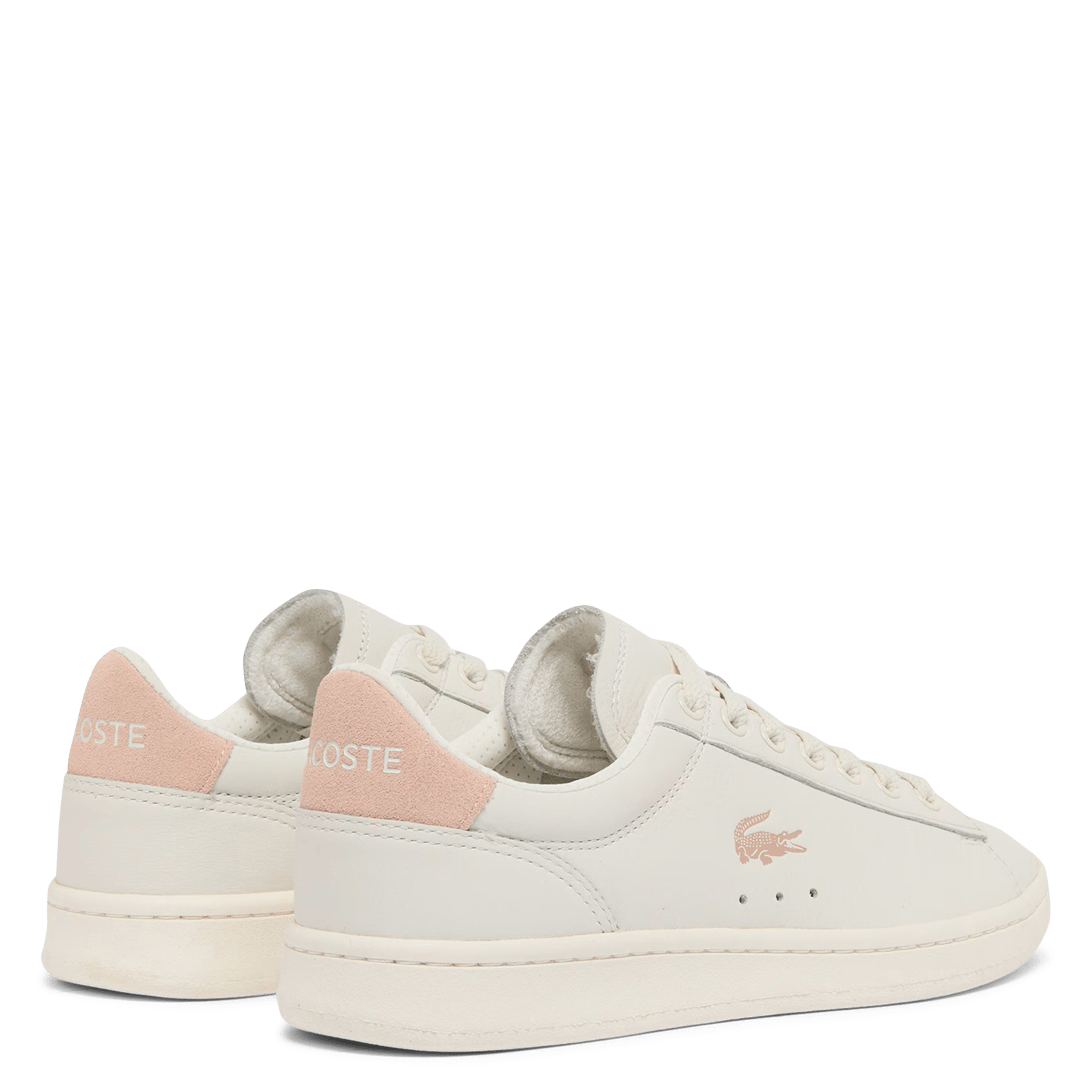 Low-top leather trainers LACOSTE White