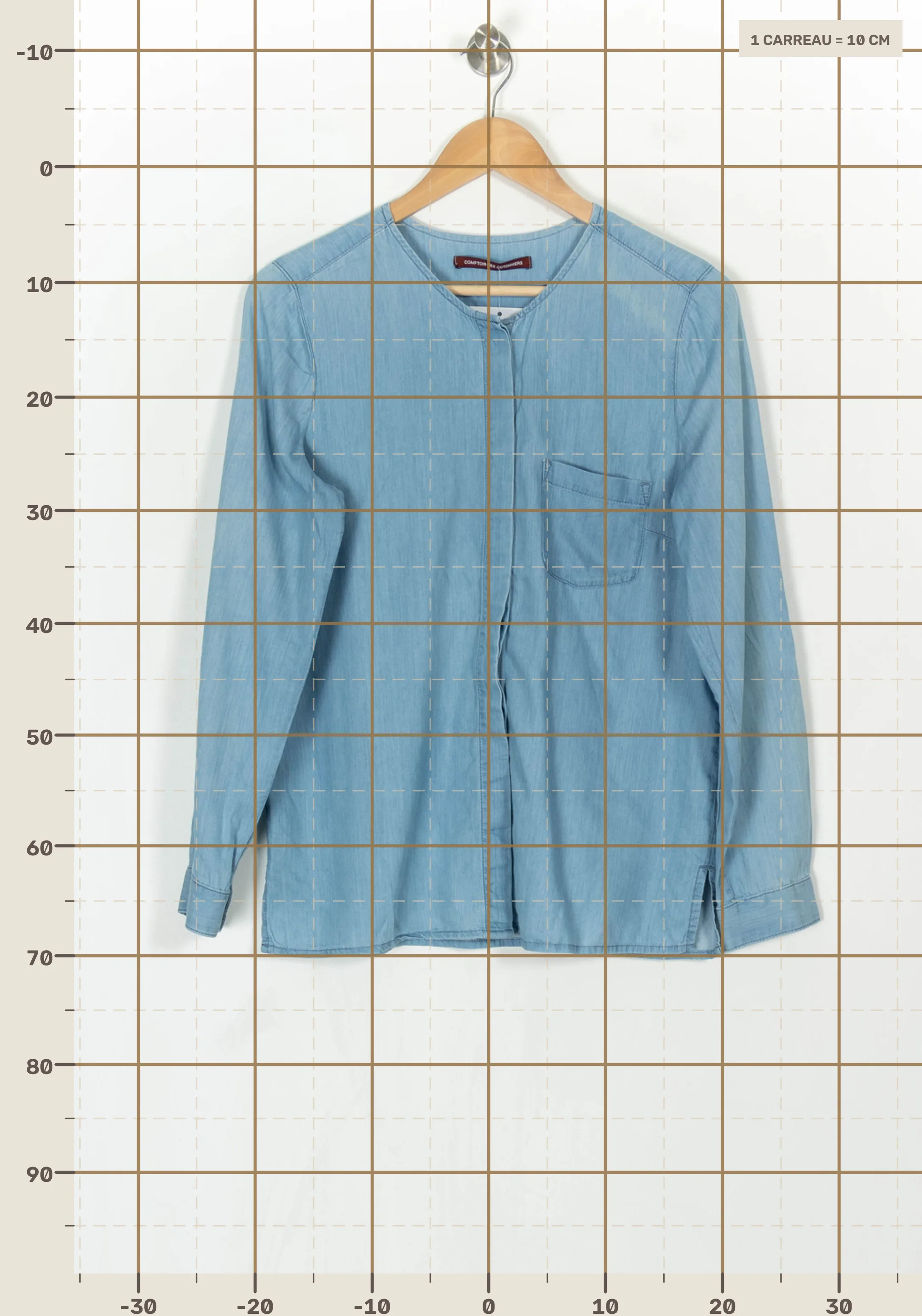 Shirt COMPTOIR DES COTONNIERS - Seconde main Blue