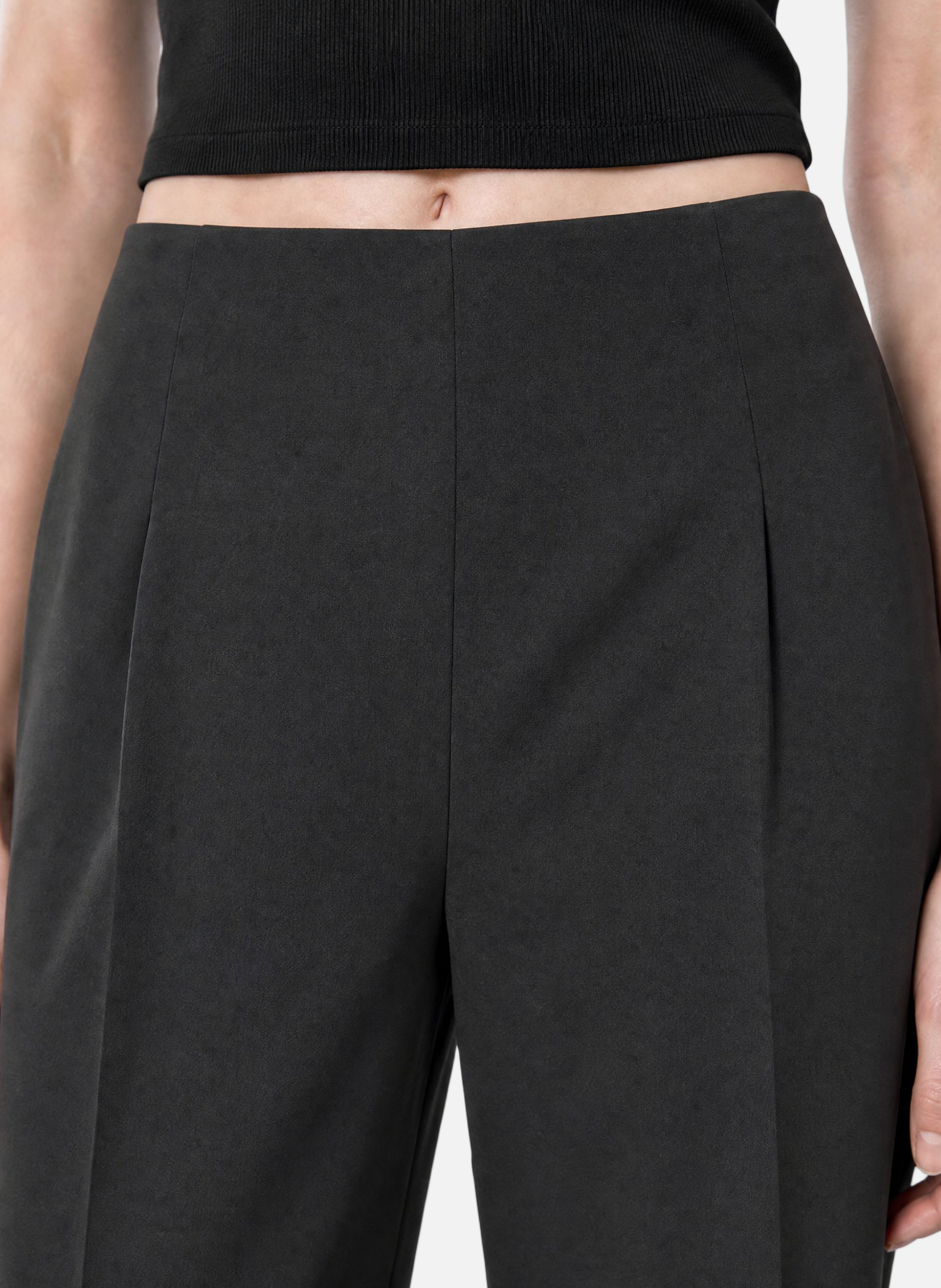 Straight-leg tailored trousers in wool blend THE KOOPLES Black