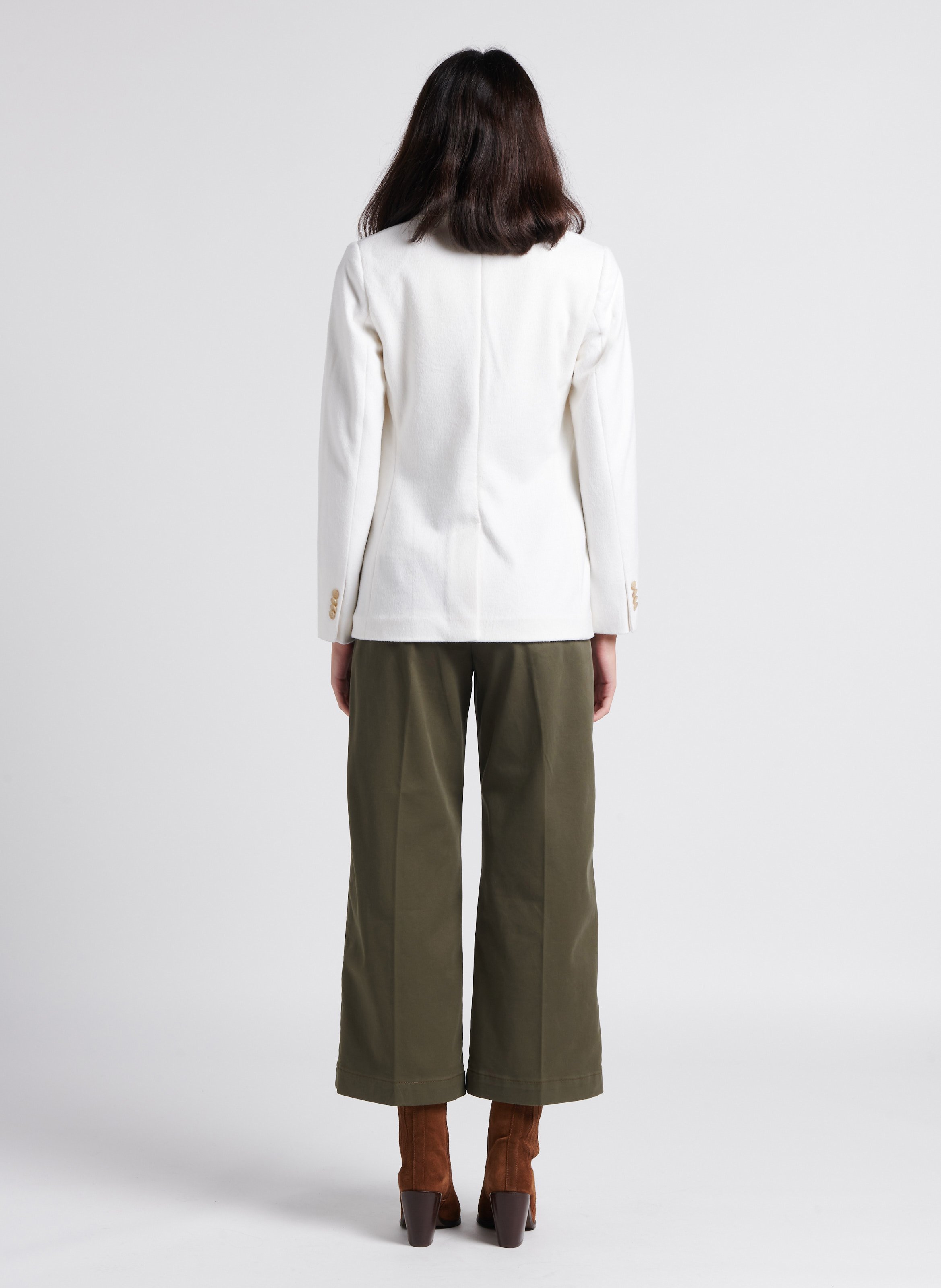 Veste blazer à logo brodé  POLO RALPH LAUREN Beige