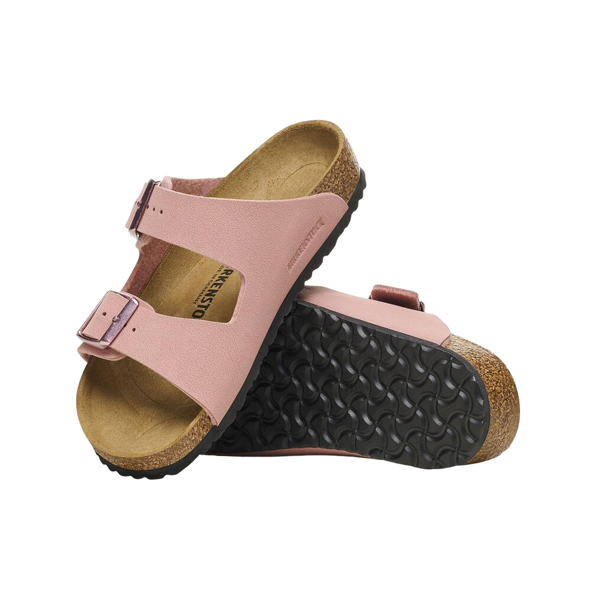 Faux leather sandals BIRKENSTOCK Pink