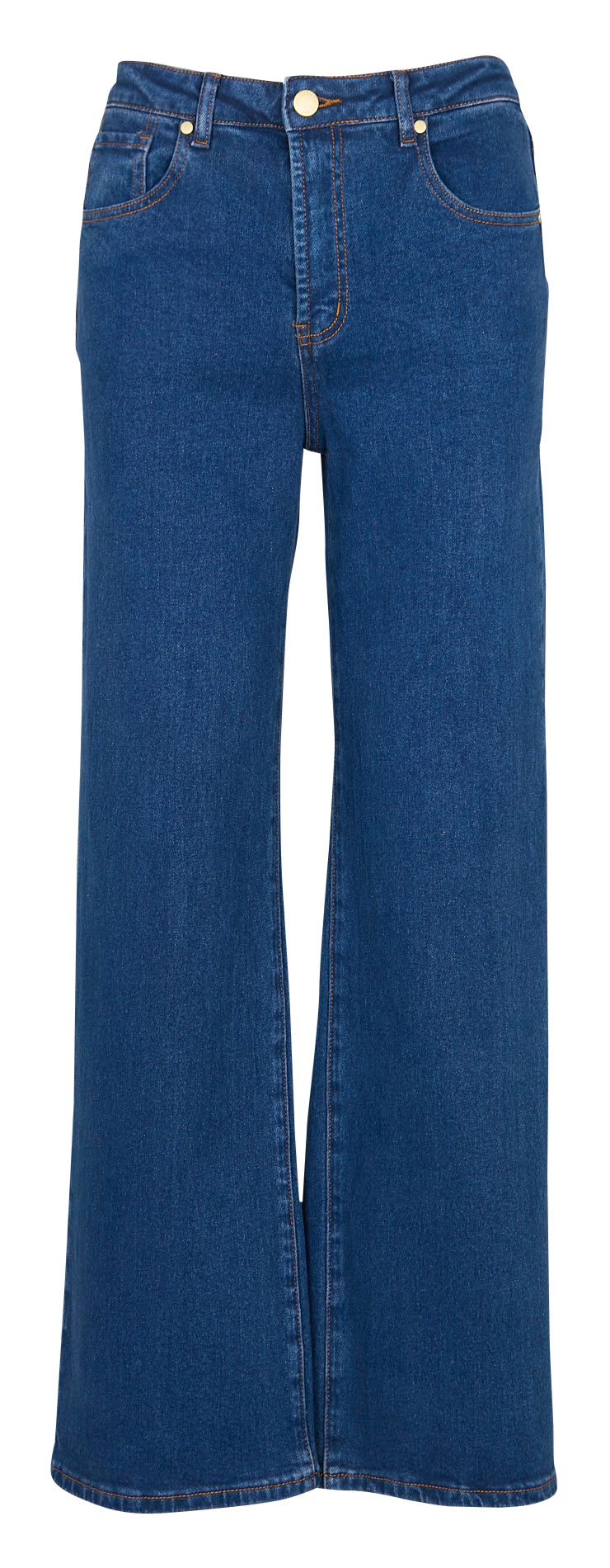 Jean large taille haute en coton mélangé LA PETITE ETOILE Jean brut