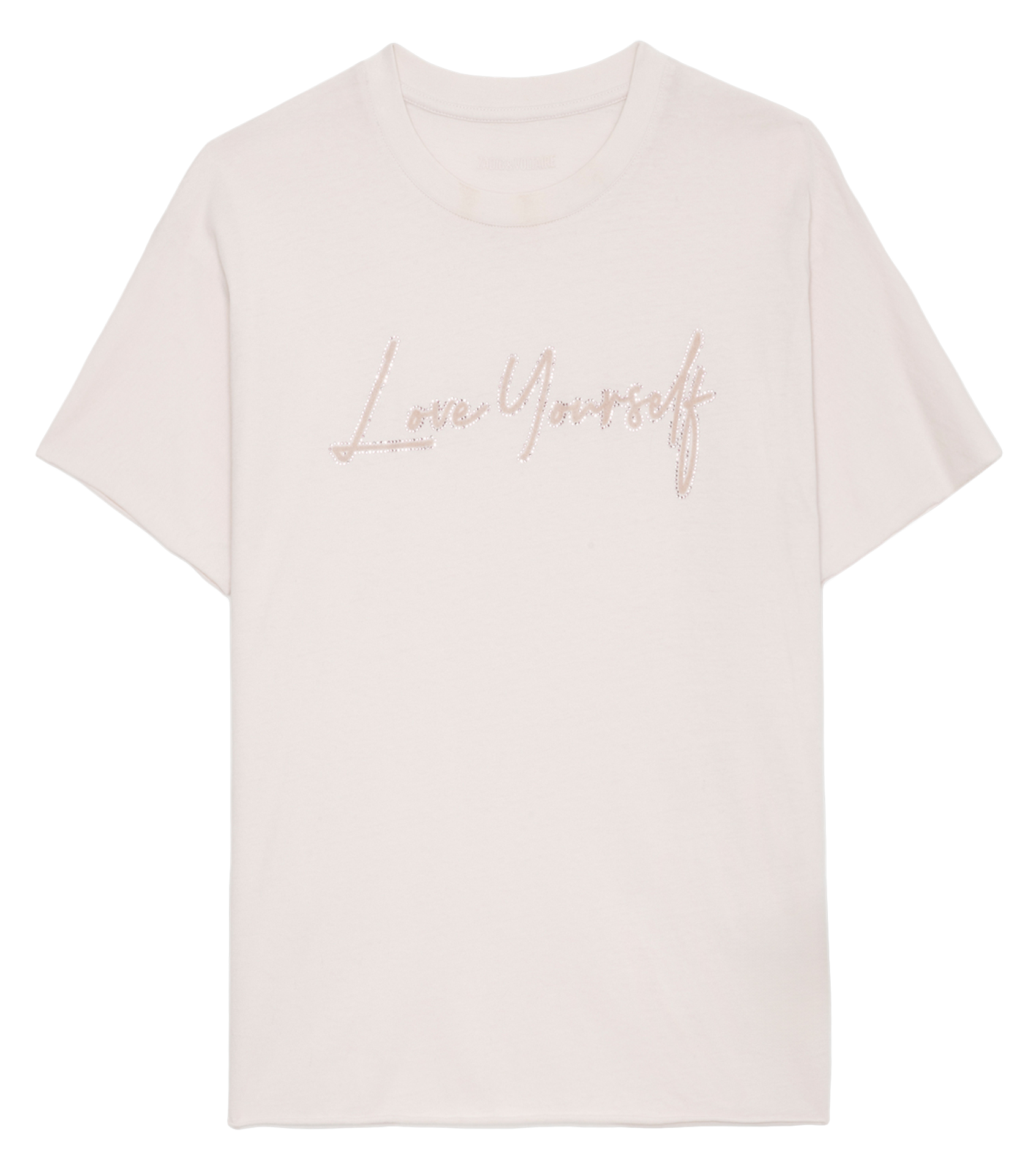 Tee-shirt col rond en coton bio ZADIG&VOLTAIRE Rose