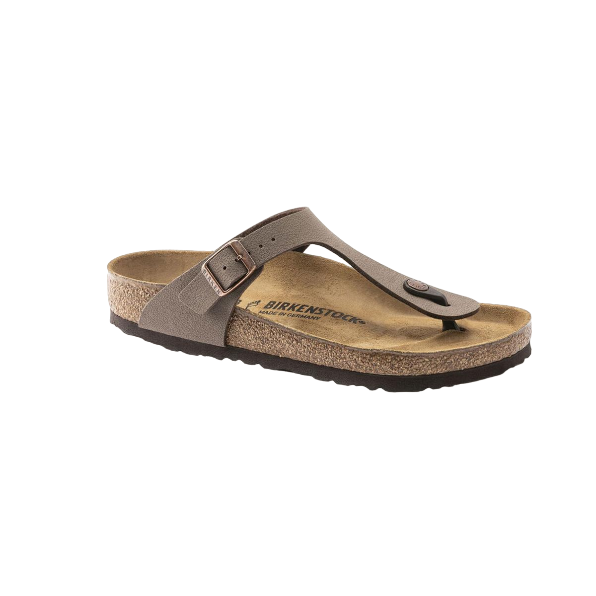 Faux leather sandals BIRKENSTOCK Brown