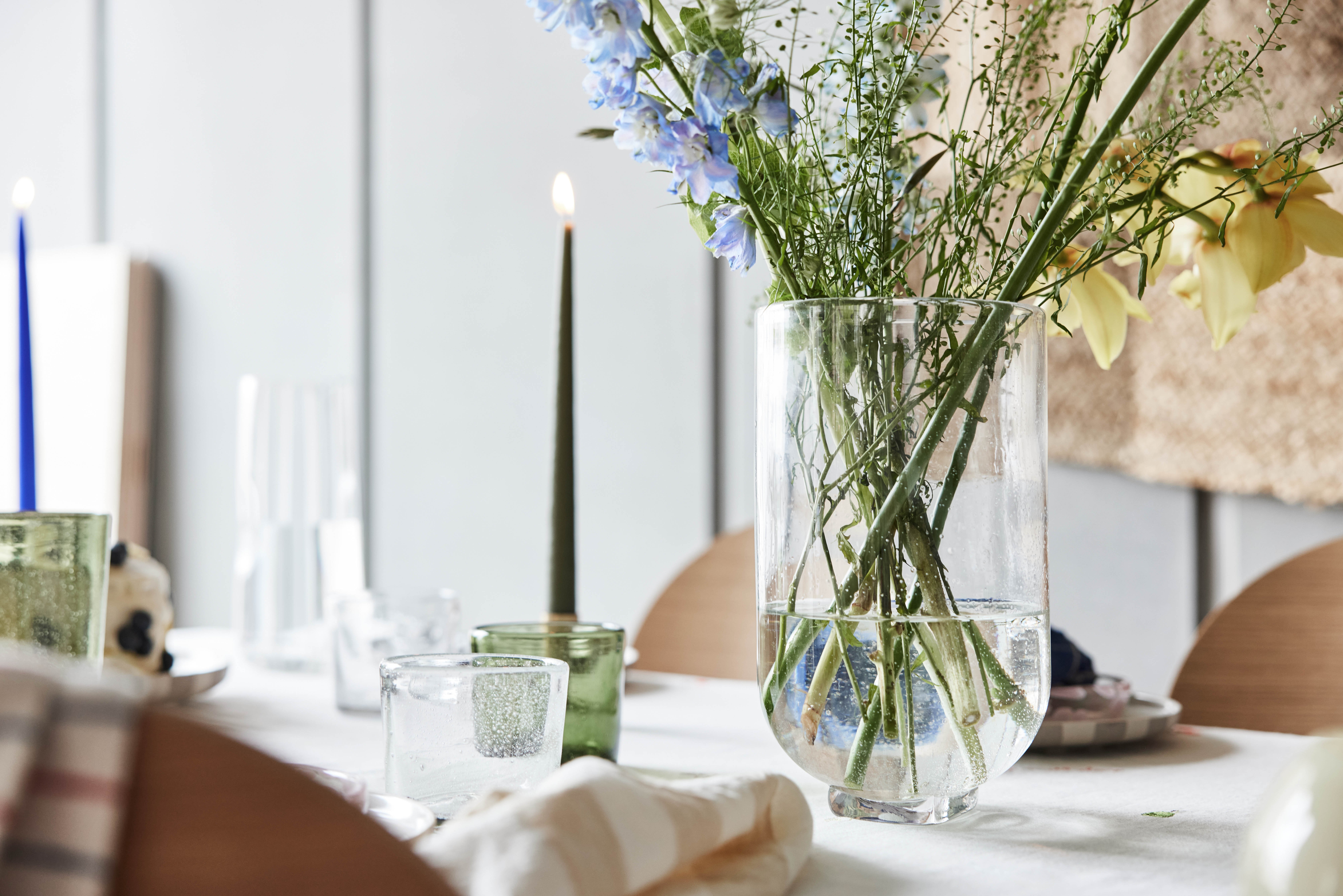 Glass vase OYOY LIVING DESIGN White