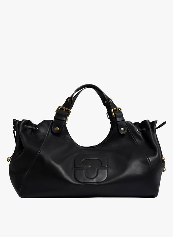 Sac à main en cuir Chiara gd Noir Gerard Darel - Femme Sac à main en cuir Chiara gd Noir Gerard Darel - Femme