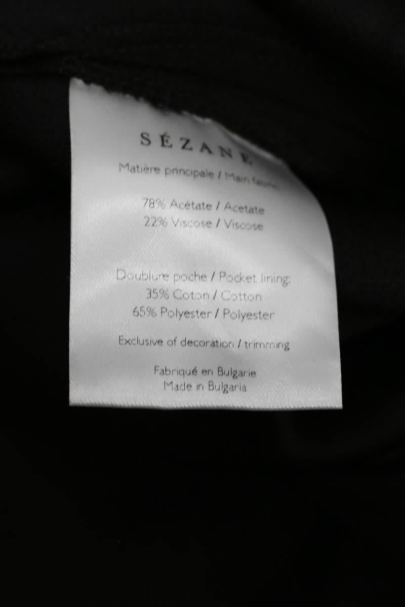 Black straight-leg  pants SEZANE - Seconde main Black