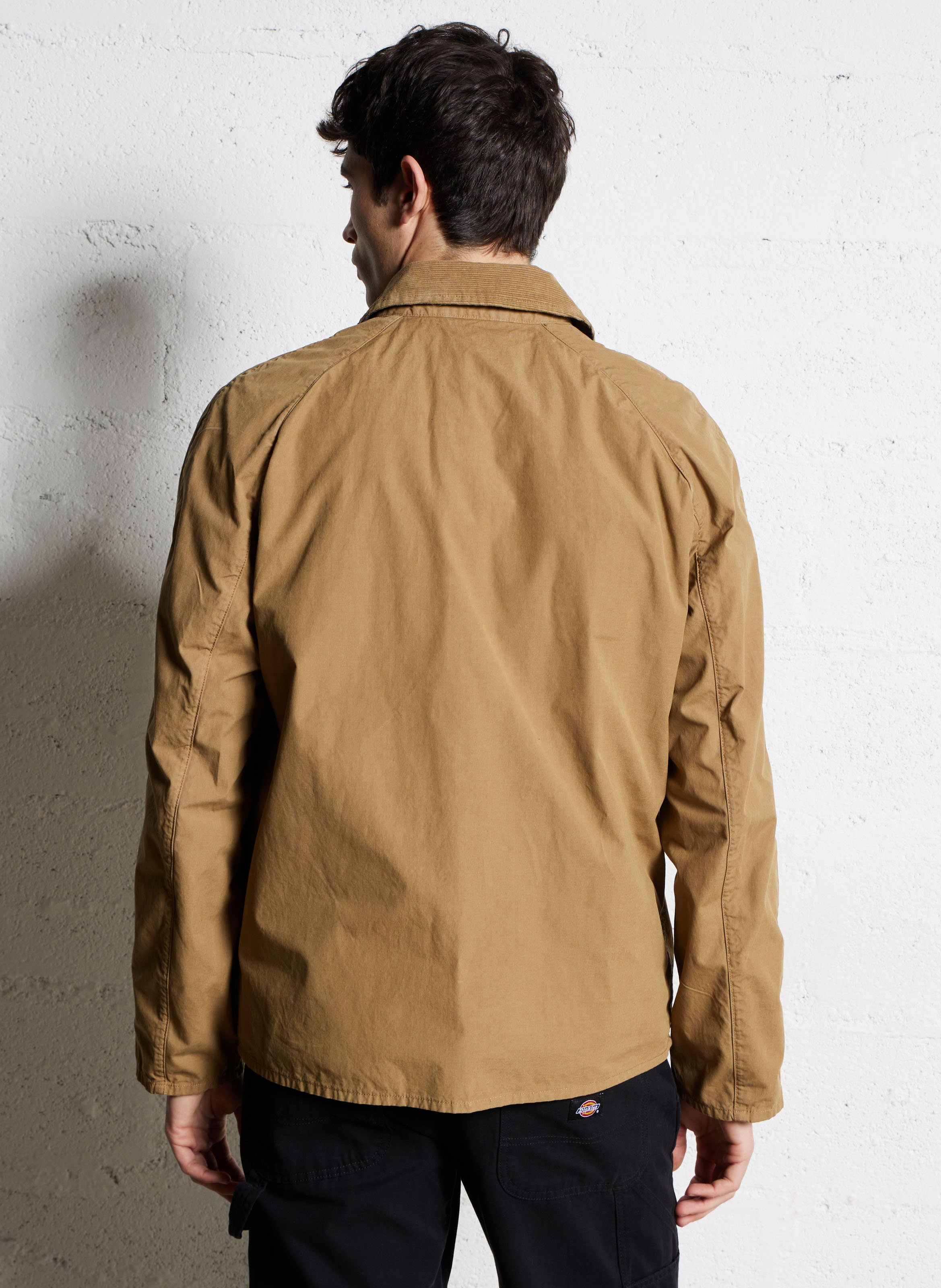 Katoenen jack met klassieke kraag BARBOUR Beige