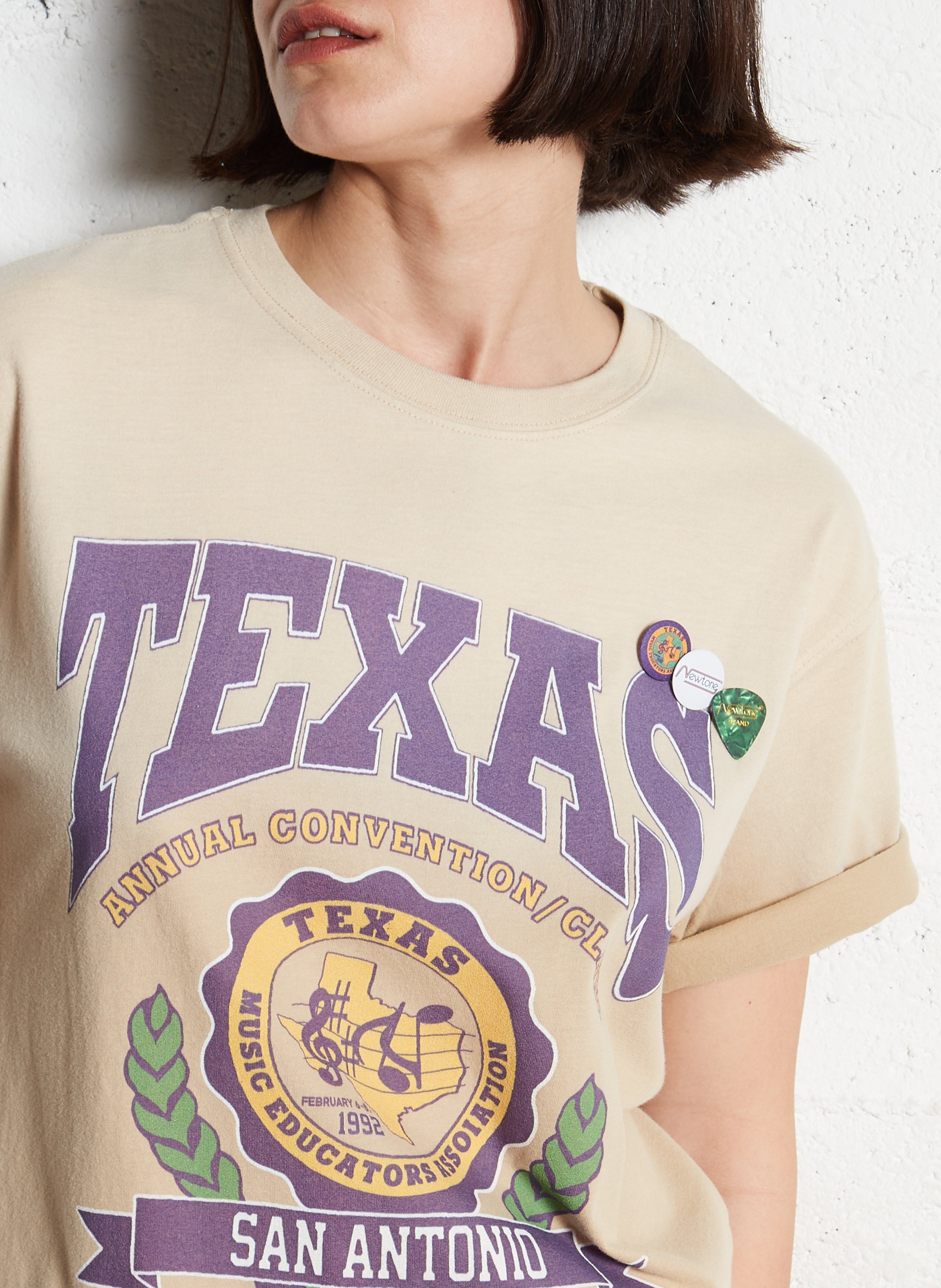 Camiliday round-neck sleeveless cotton top NEWTONE Beige