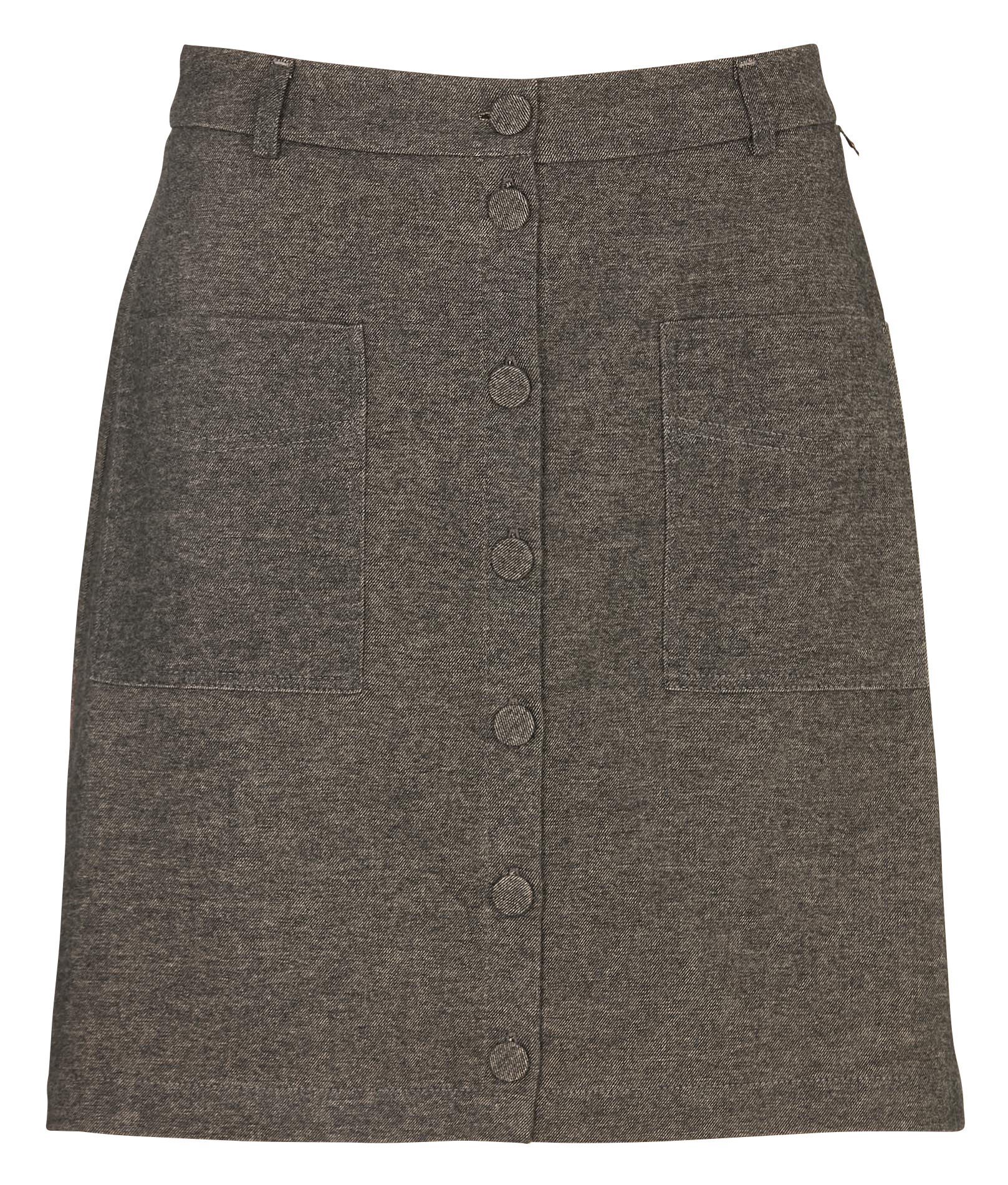 Jupe courte droite ONE STEP Gris