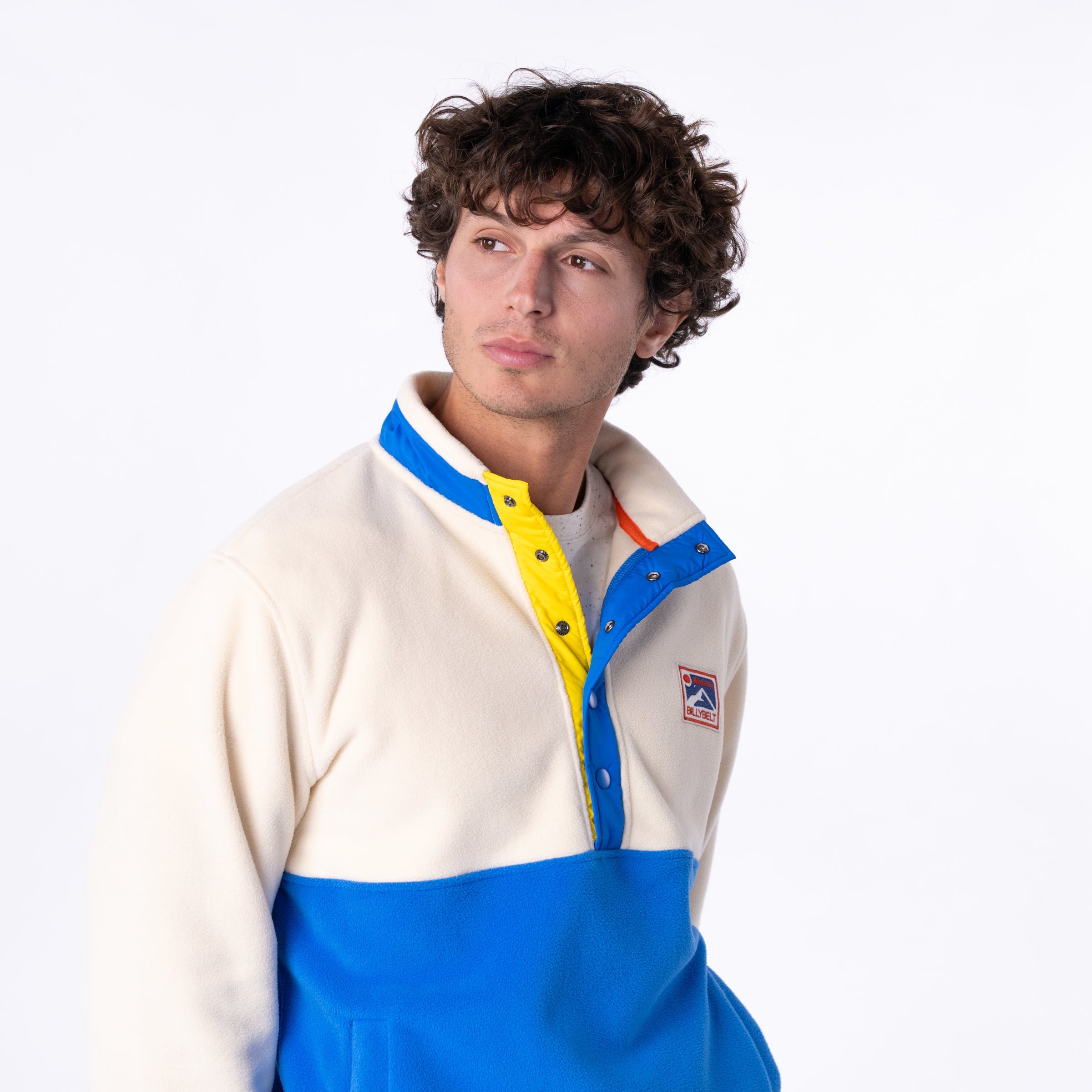 Fleece sweatshirt BILLYBELT White