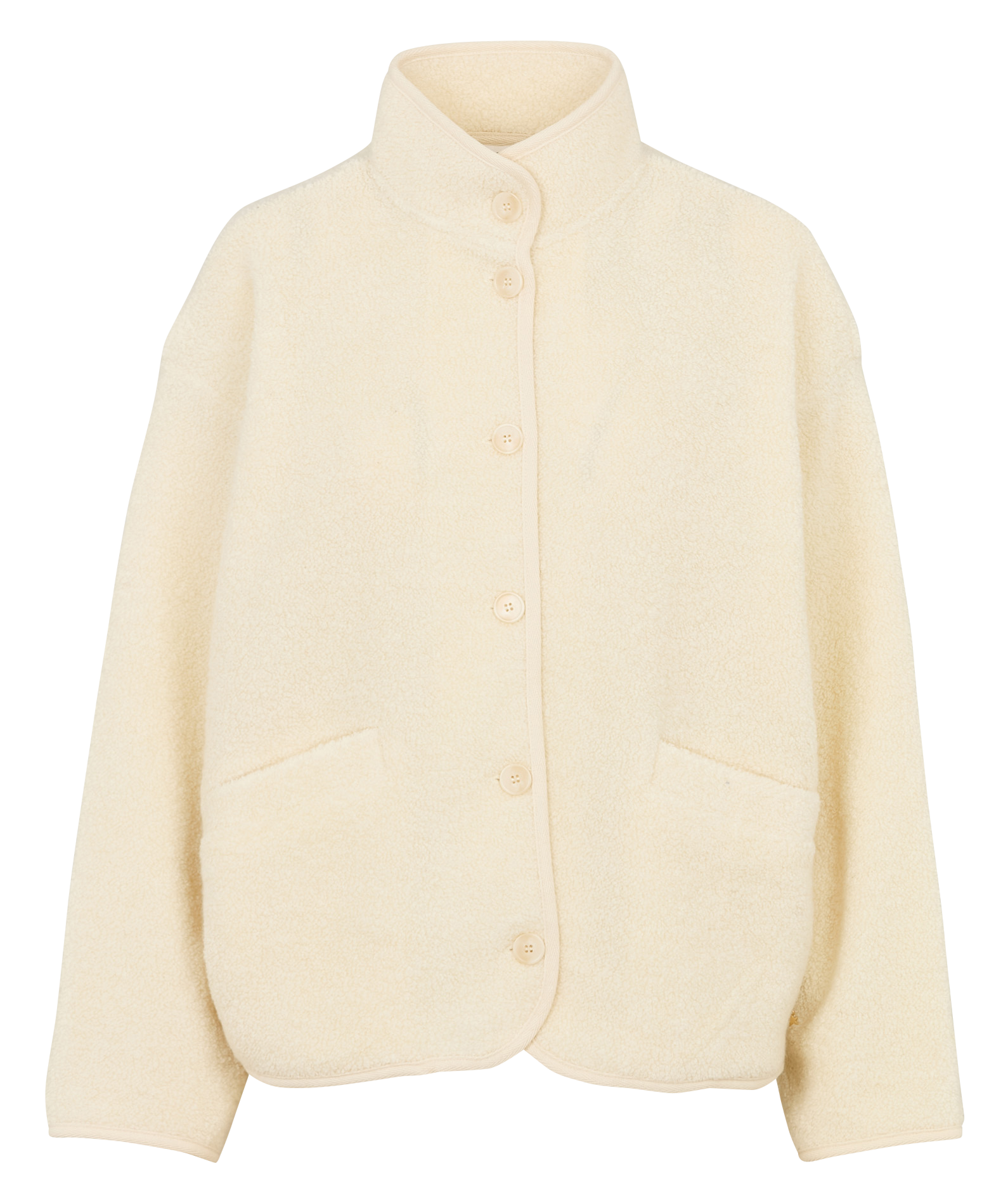 Oversized wool-blend jacket  DES PETITS HAUTS Beige