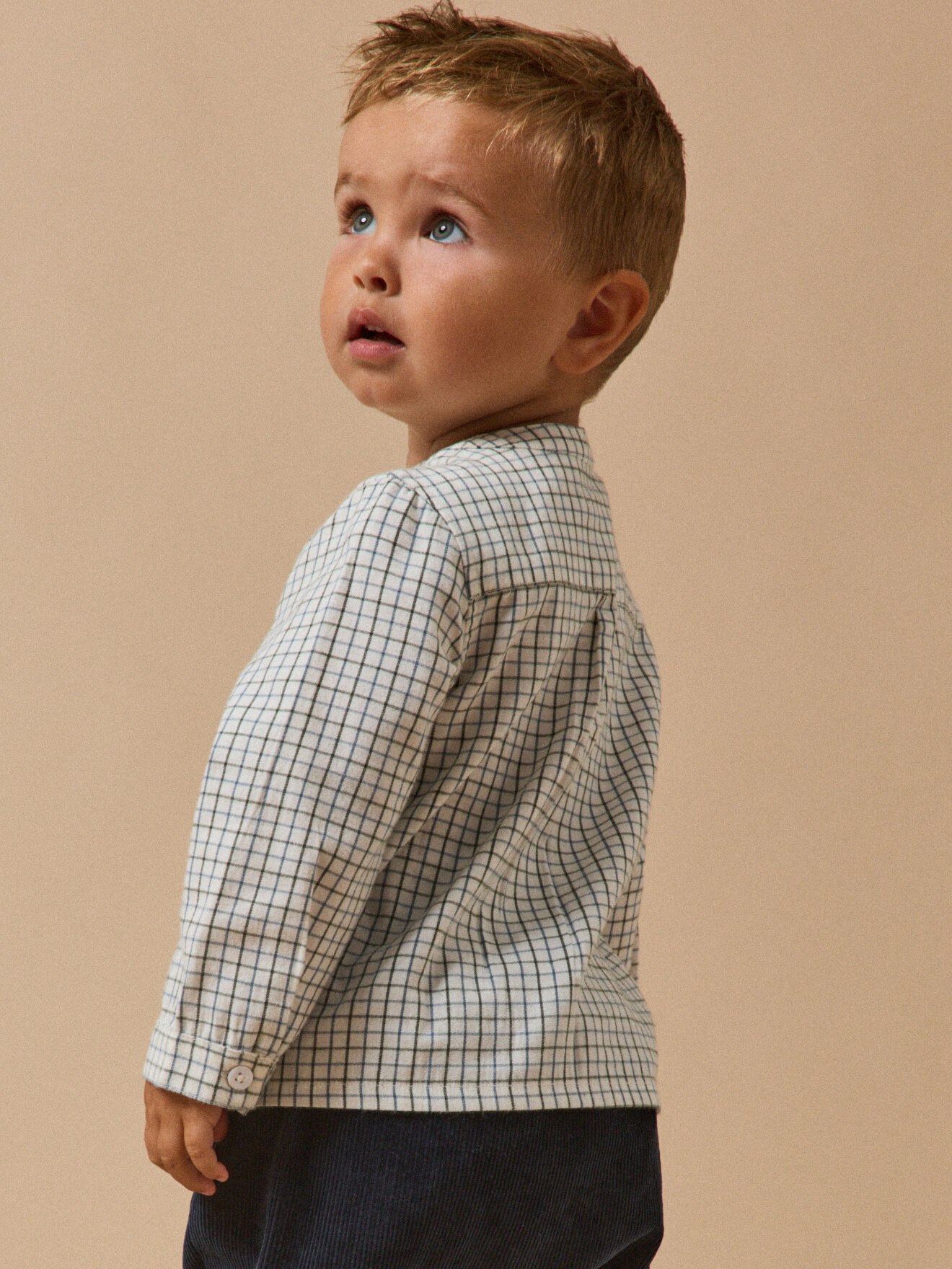 Checked chemisette CYRILLUS Blue