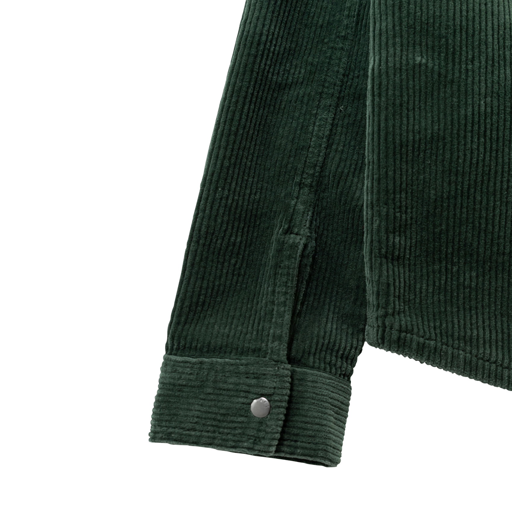 Cotton-blend overshirt with classic collar IKKS JUNIOR Green