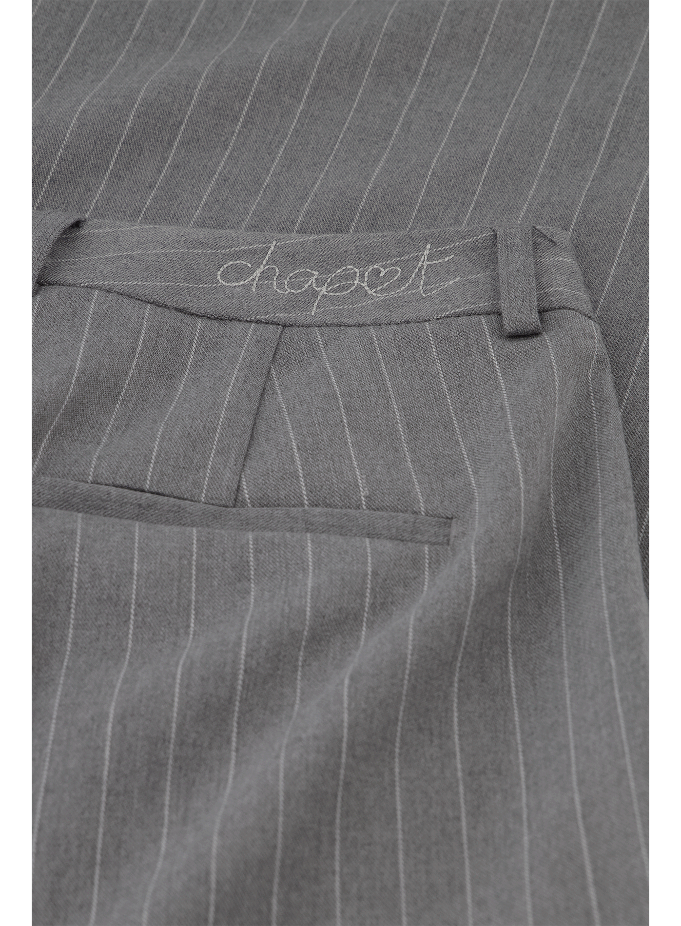 Wijde, gestreepte broek FABIENNE CHAPOT Wit